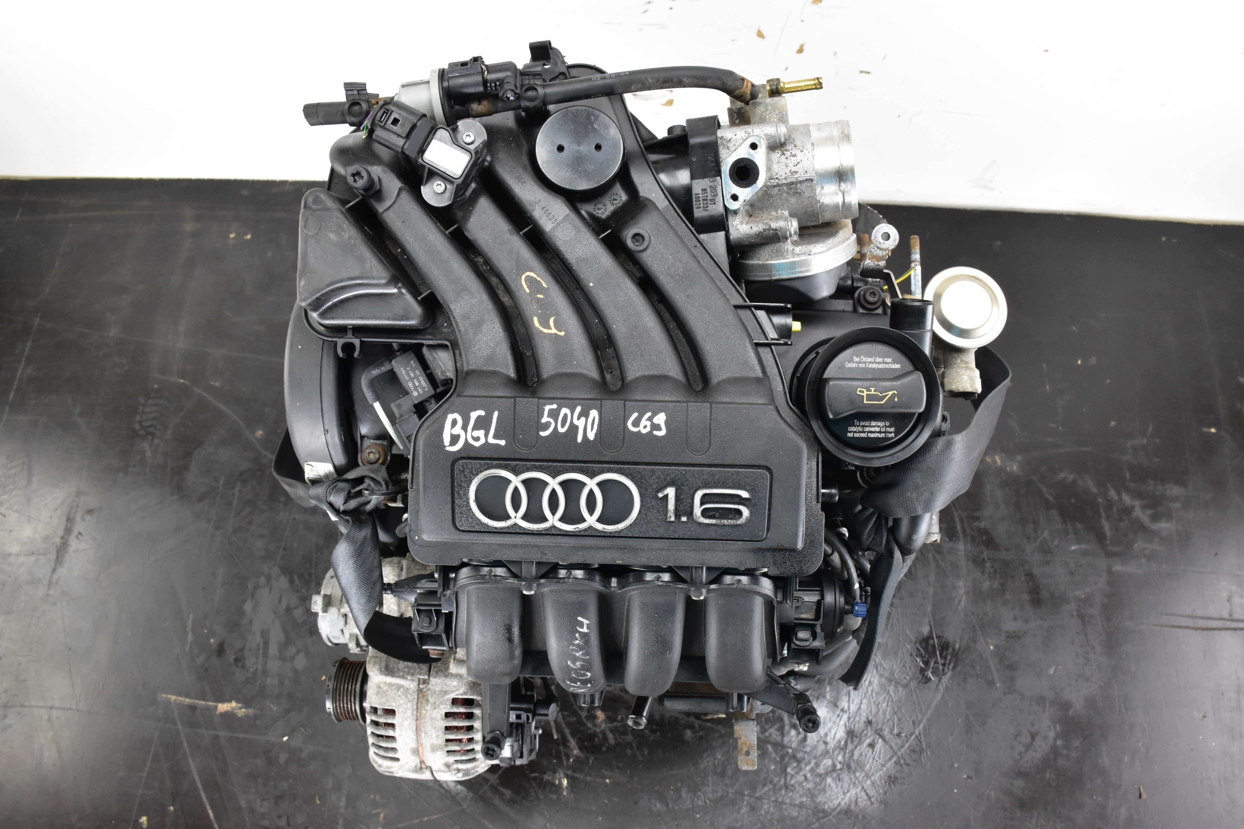 motor OCTAVIA II PASSAT B6 LEON CADDY III GOLF V VI 1.6 BSE BGU @KOMPRESJA