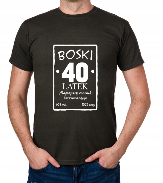 

koszulka Boski 40 Latek prezent
