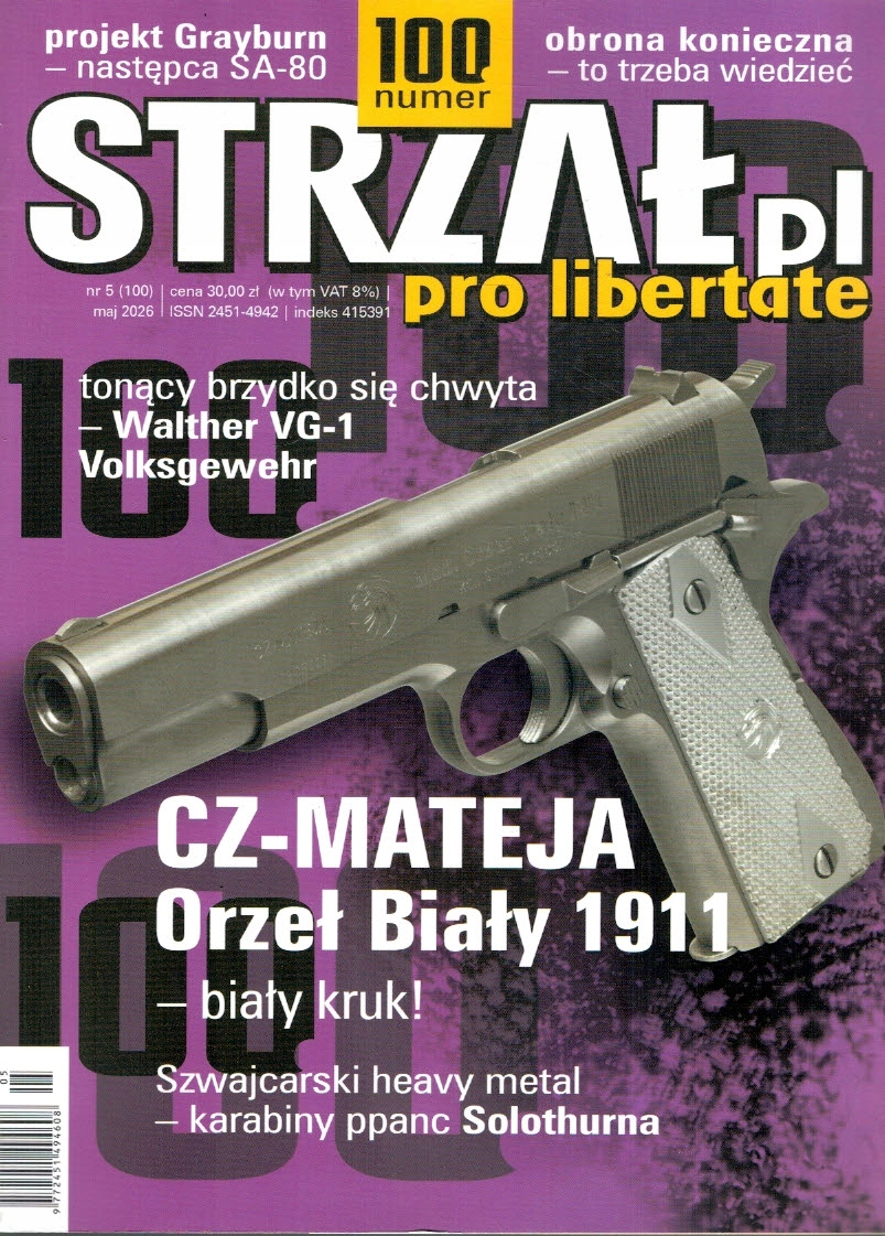 Strzał Pro libertate 5 2026 Cz-mateja Orzeł Biały 1911