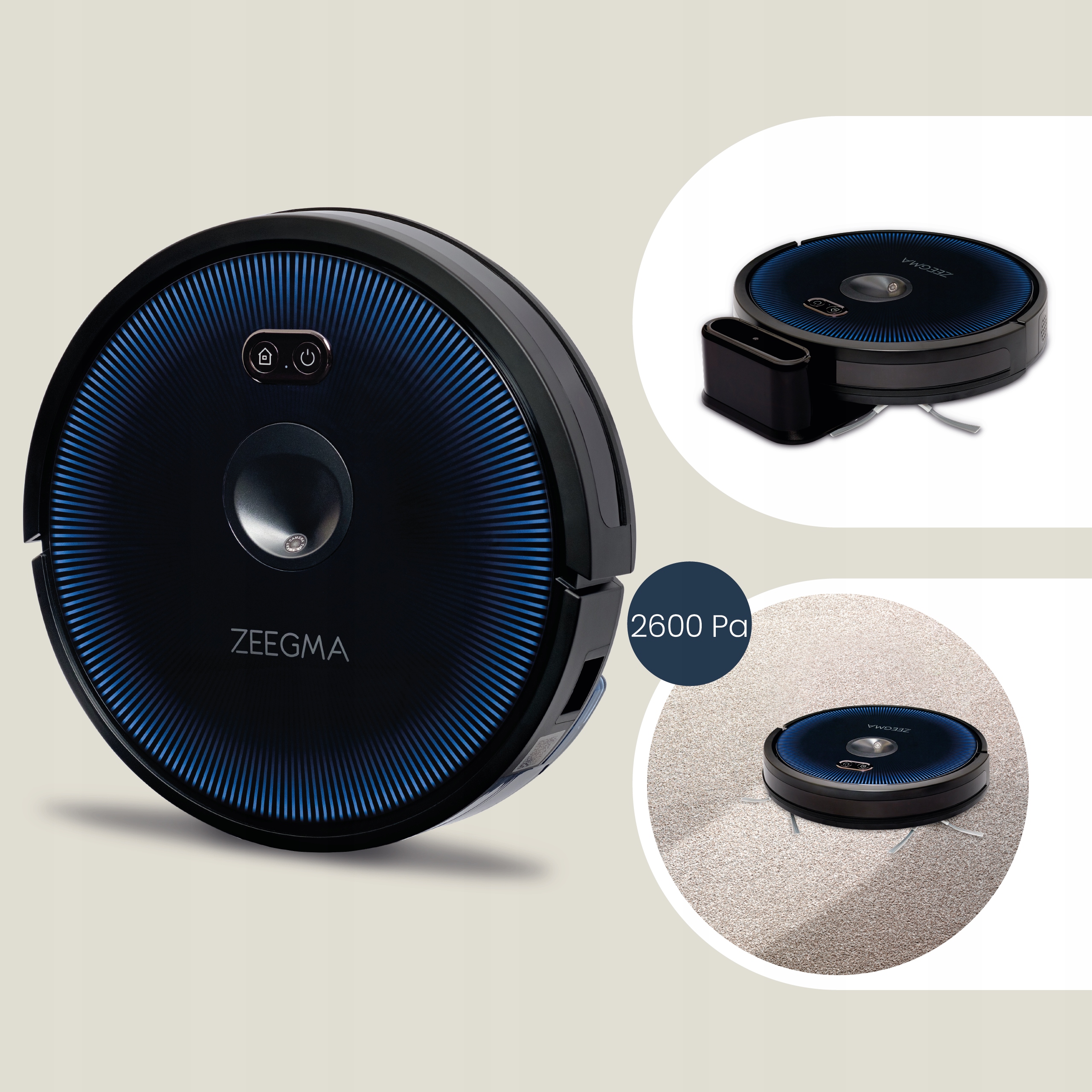 ODKURZACZ AUTOMATYCZNY ROBOT SPRZĄTAJĄCY 15 Czujników 120 min pracy PREZENT Model Zonder Robo Vision