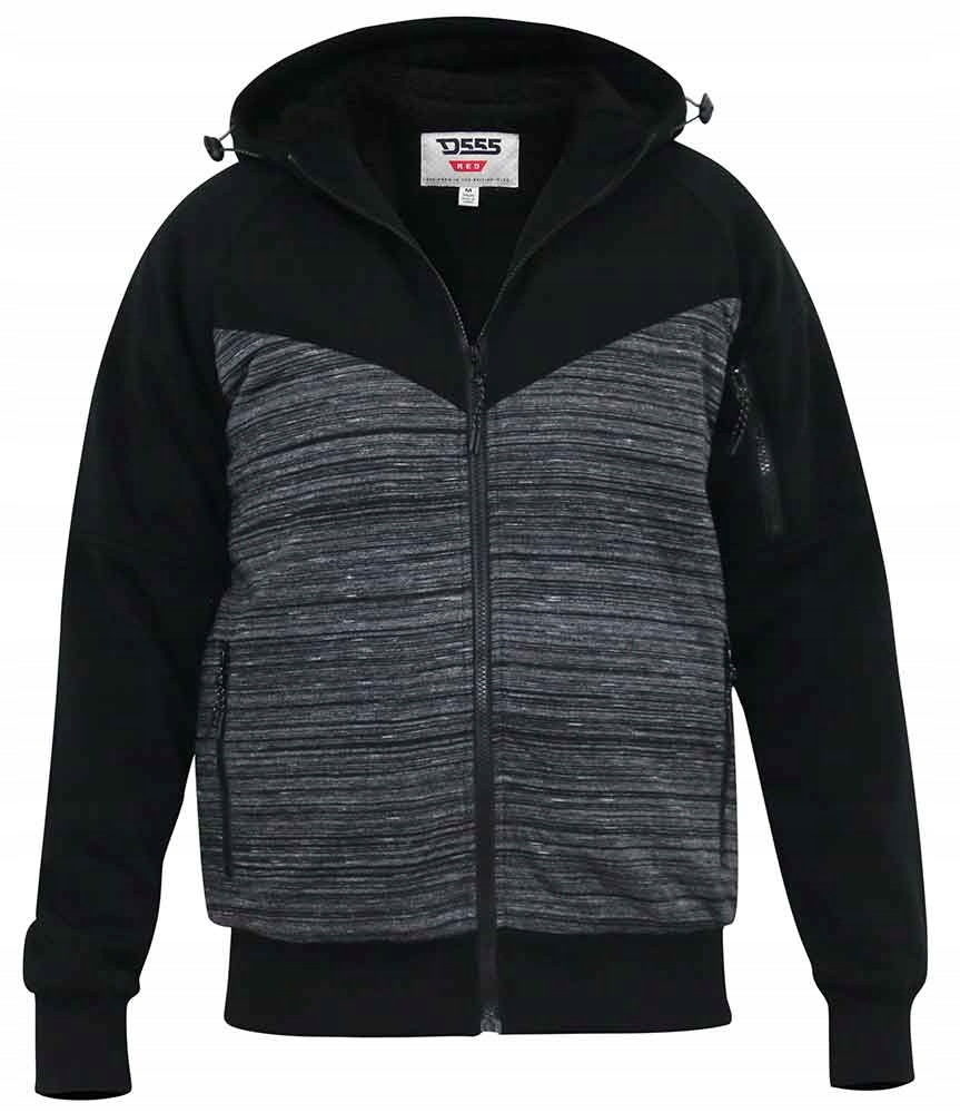 Duke D555 Velké Rozměry Zateplená Mikina 2XL 144 cm