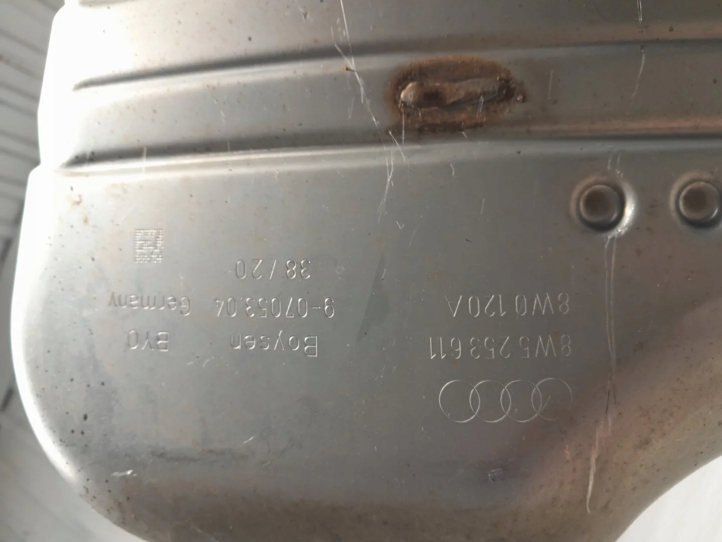 AUDI A4 B9 LIFT muffler, exhaust complete 8W0253411A