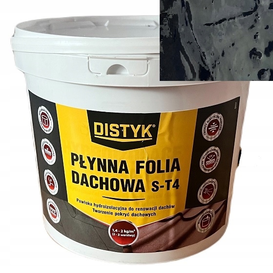

Distyk Płynna Folia Dachowa Czarny 5kg