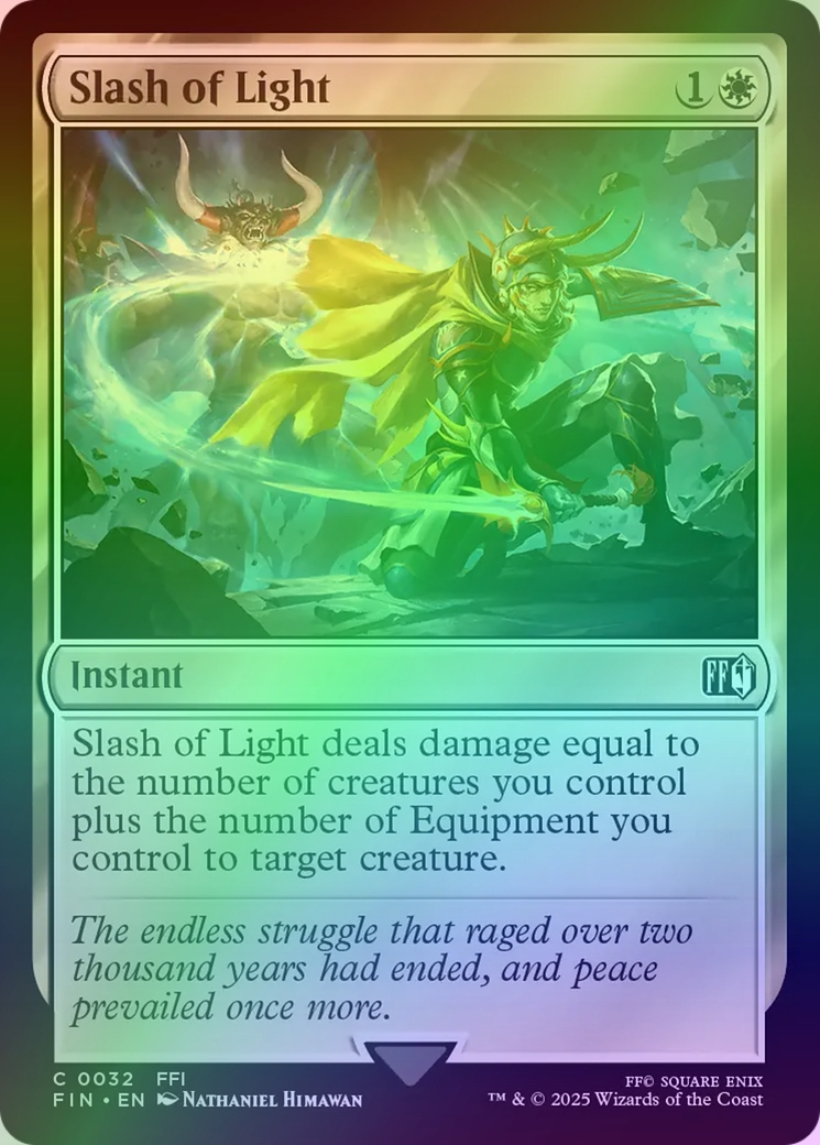 [mtg] Slash of Light (fin) *foil*