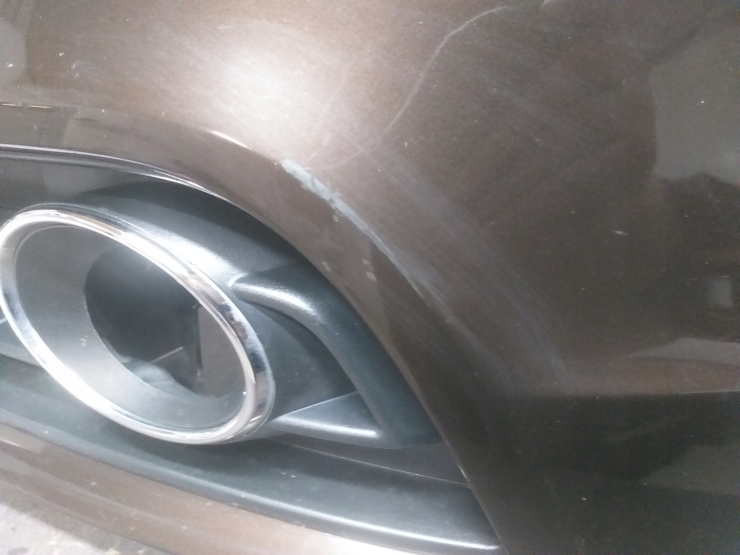 bumper front left corner AUDI A1 10-14 8X0