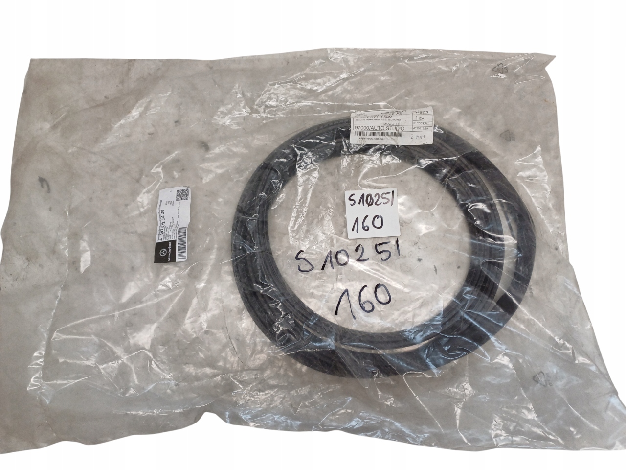 MERCEDES VITO W447 14- USZCZELKA SZYBY BOCZNEJ LEWY TYŁ A4476711420 NOWA