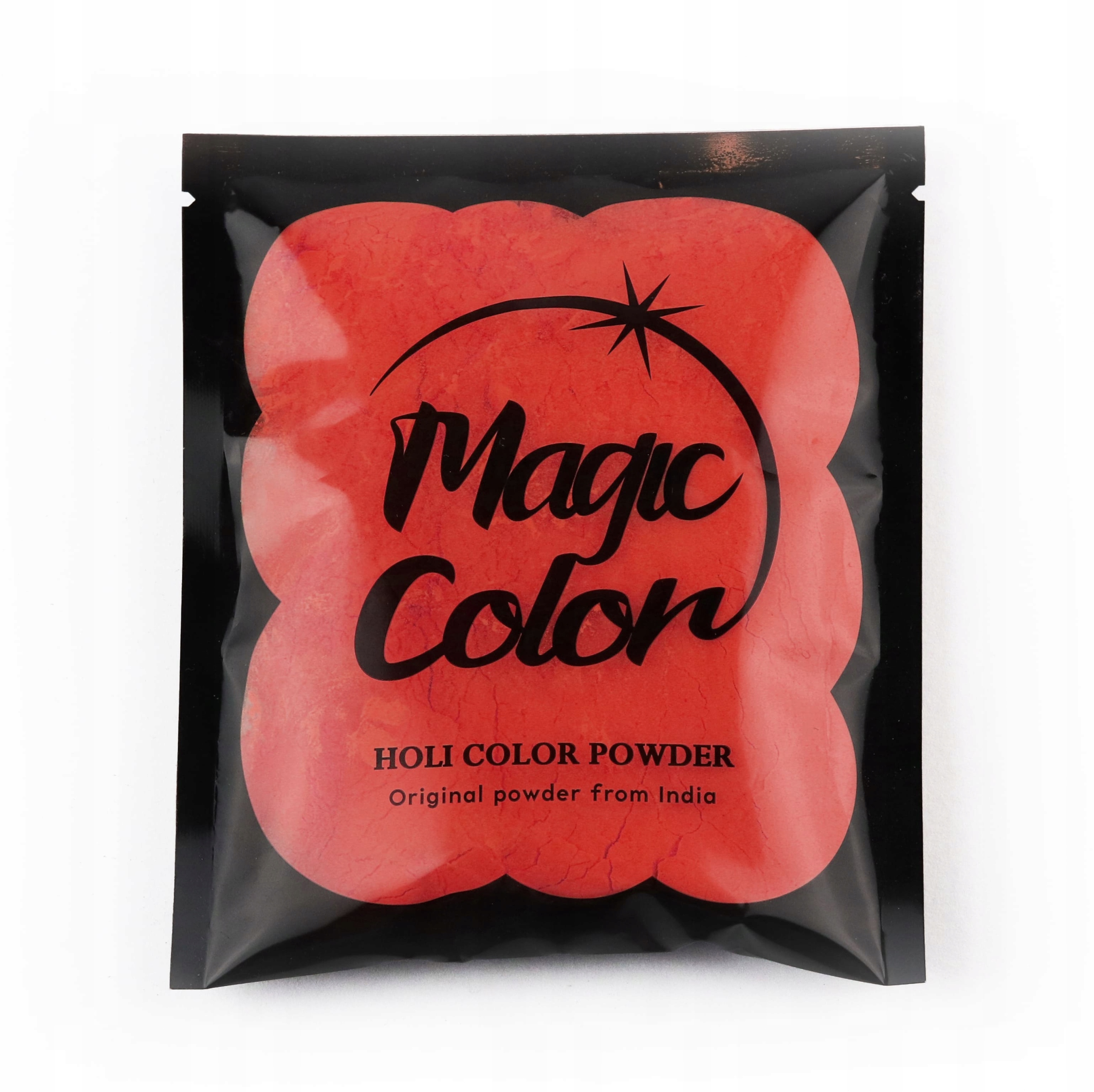 Kolorowy Proszek Holi Festiwal kolorów bezpieczny spieralny puder- Czerwony