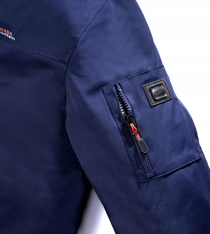 CANADA KURTKA ZIMOWA NARCIARSKA MĘSKA CIEPŁA XXL Kaptur z kapturem