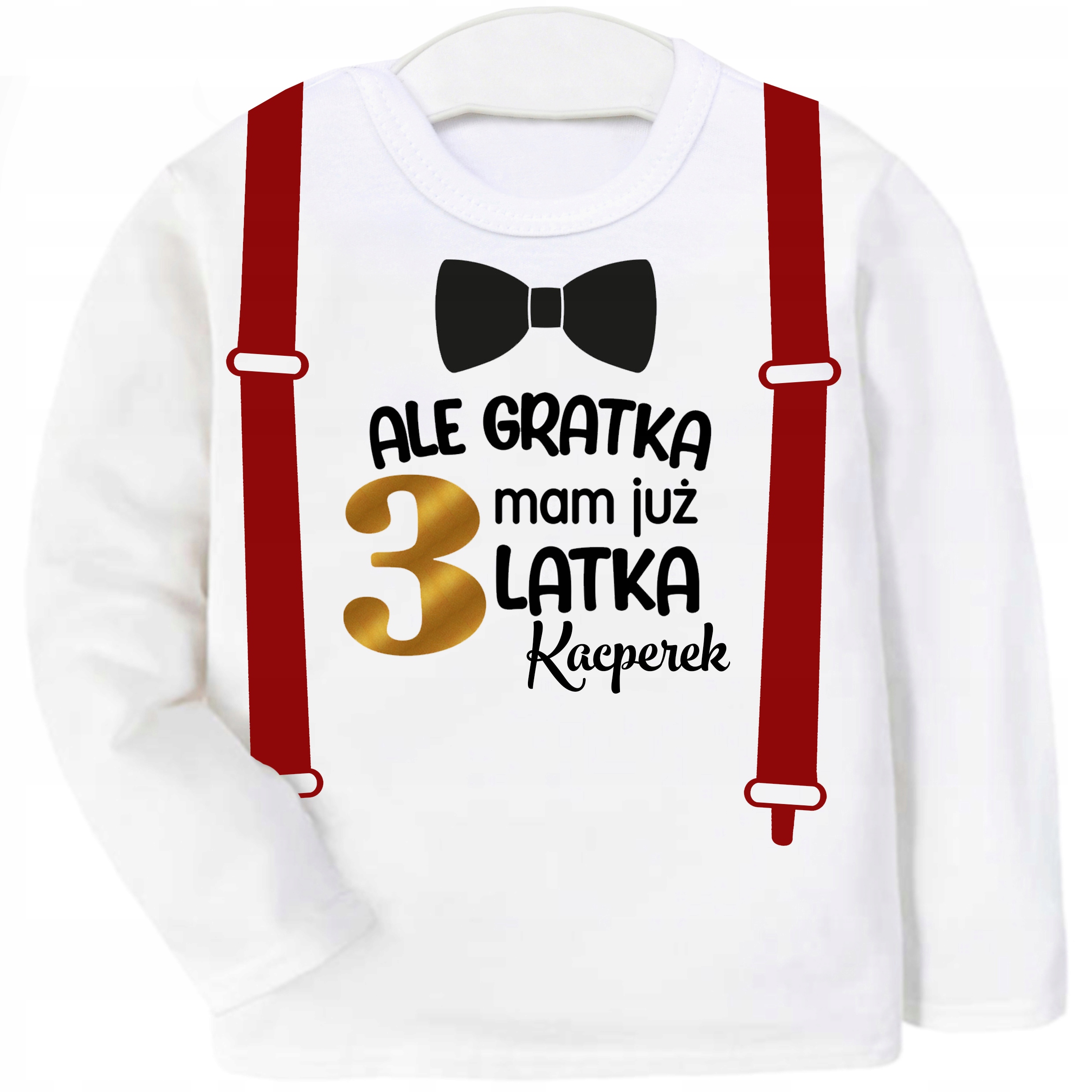 

Bluzka Urodziny Ale Gratka 3 Lata Imię r. 104