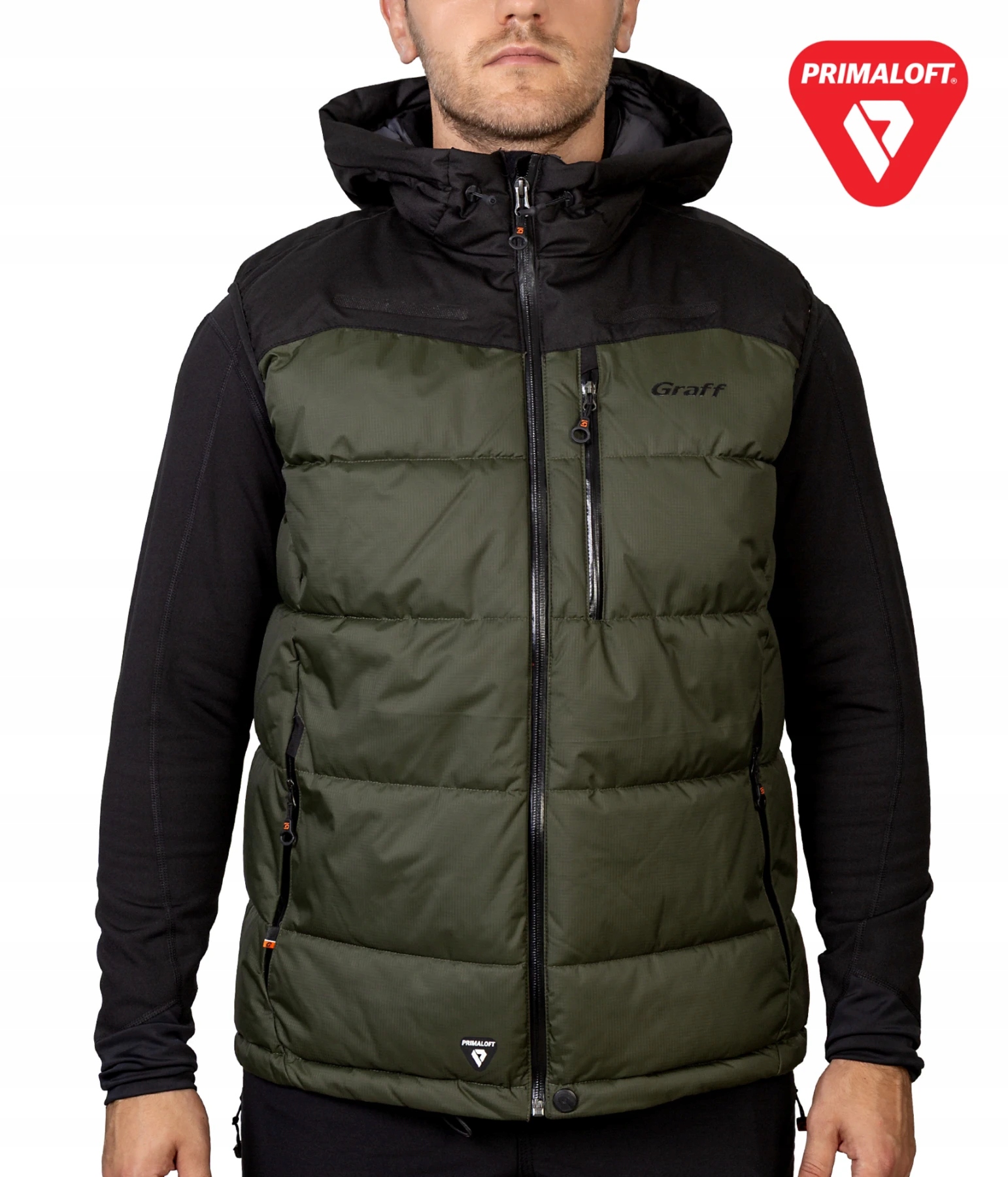 Bezrękawnik kamizelka lekka pikowana ciepła na zamek Primaloft Graff XL