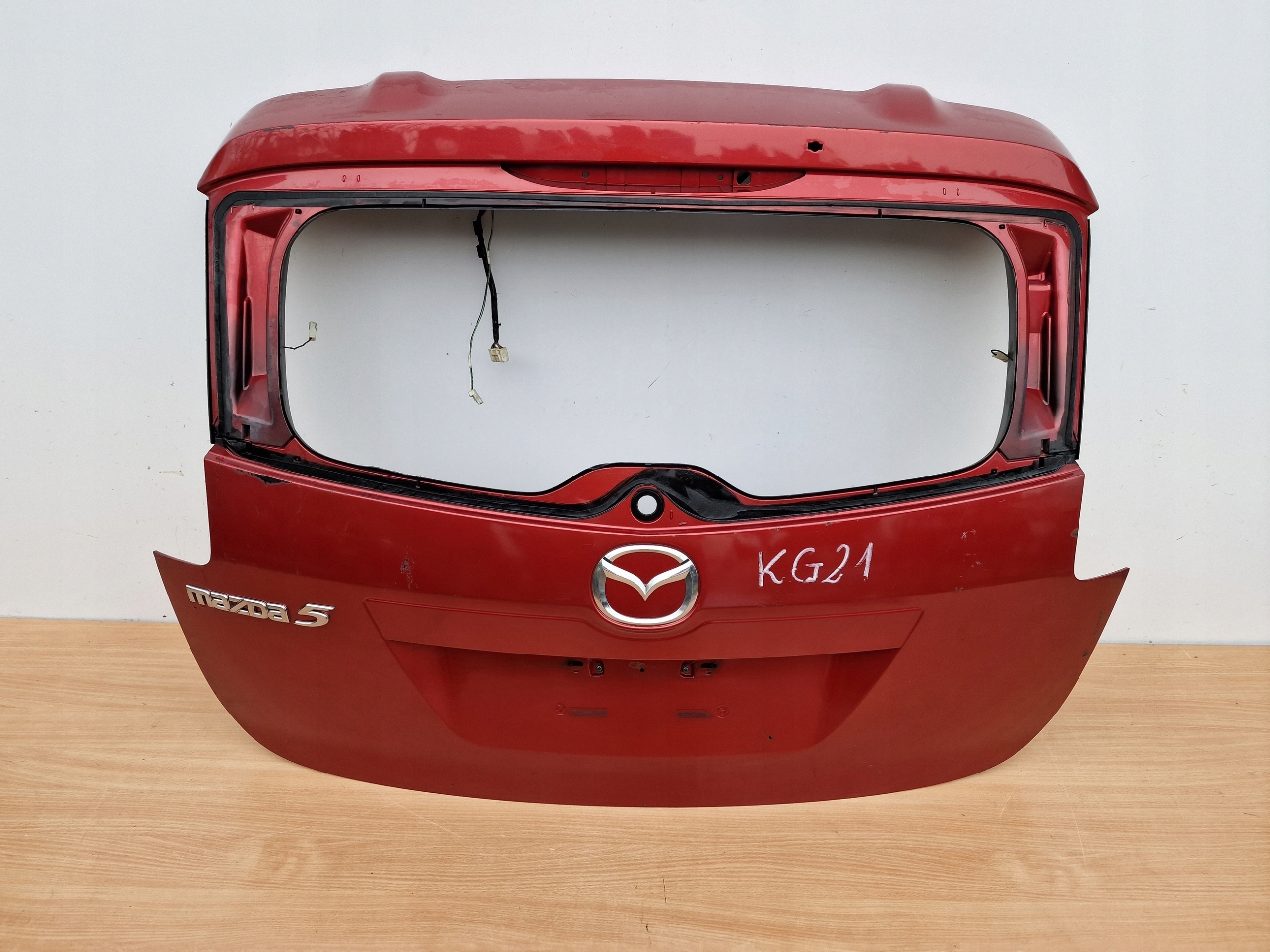 MAZDA V 5 05-10 ROK trunk door boot + wiring