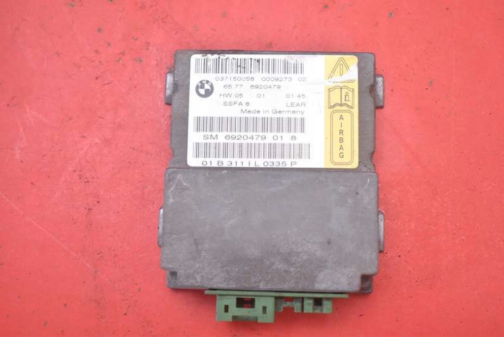 Module SENSOR Airbag Airbag 6920479 BMW E65 01-05