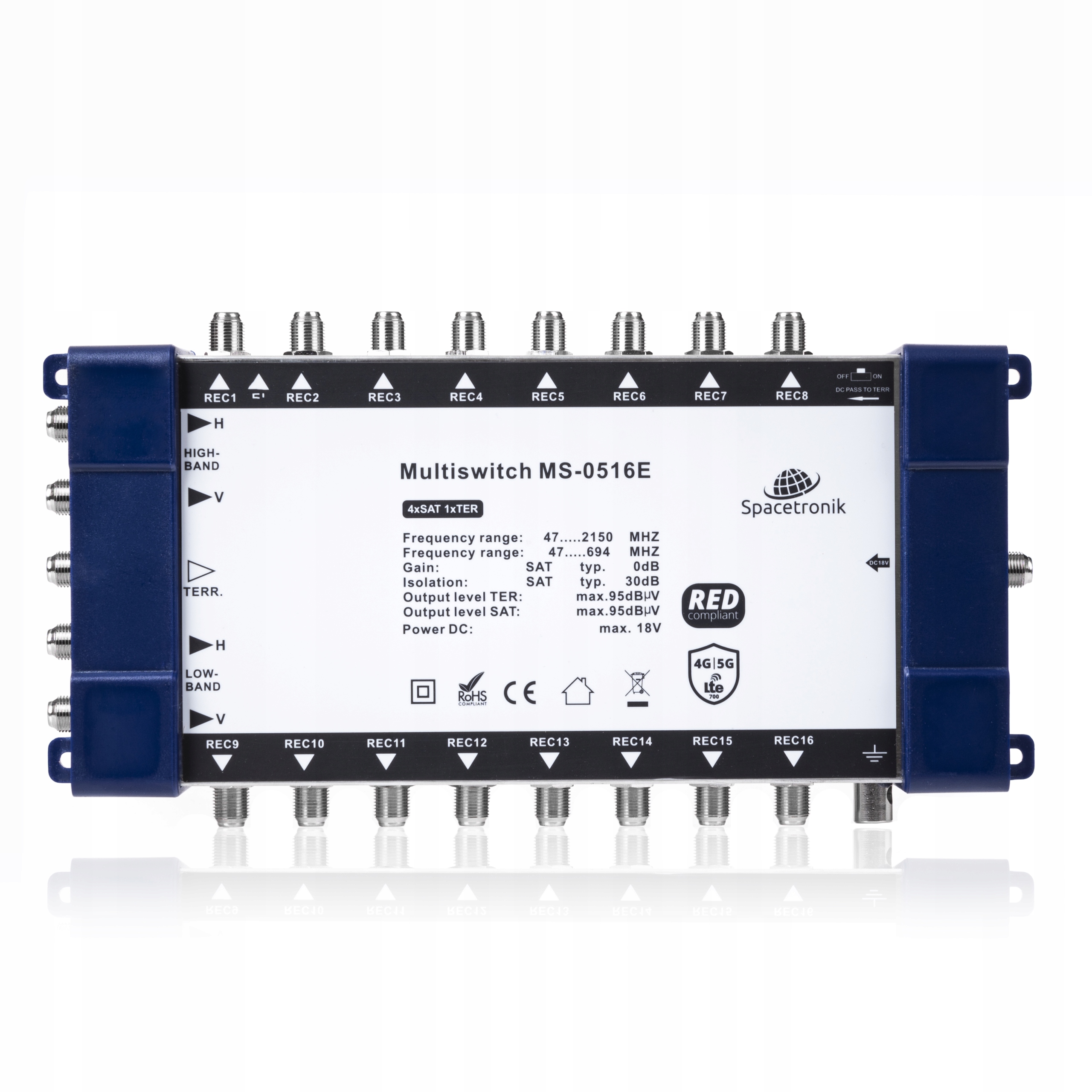 Multiswitch 5/16 Spacetronik E-Series MS-0516E Marka Spacetronik