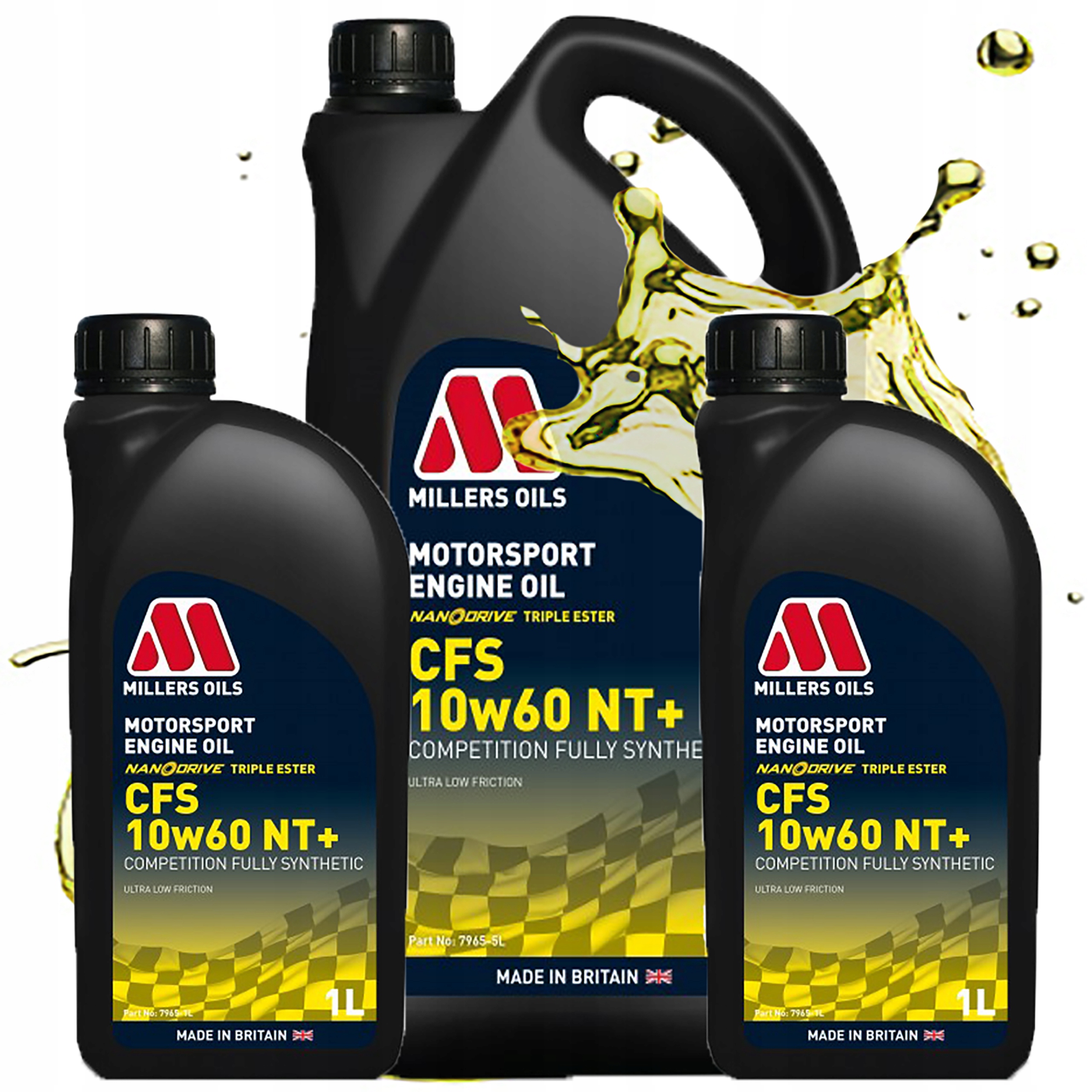 Syntetický Motorový Olej Estery Motorsport Millers Oils Cfs 10w60 Nt+ 7L