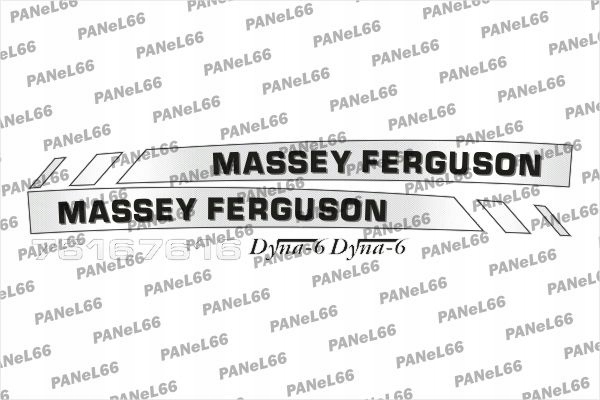 MF7616 - НАБОР НАКЛЕЕК MASSEY FERGUSON 7616 DYNA-6