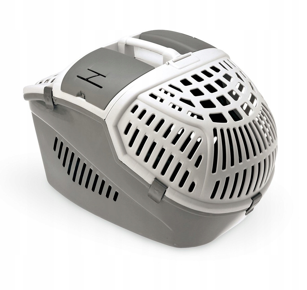 Levně Barry King Přepravka Travel pro psa, šedý 39,5 cm x 57,5 cm 40,5 cm