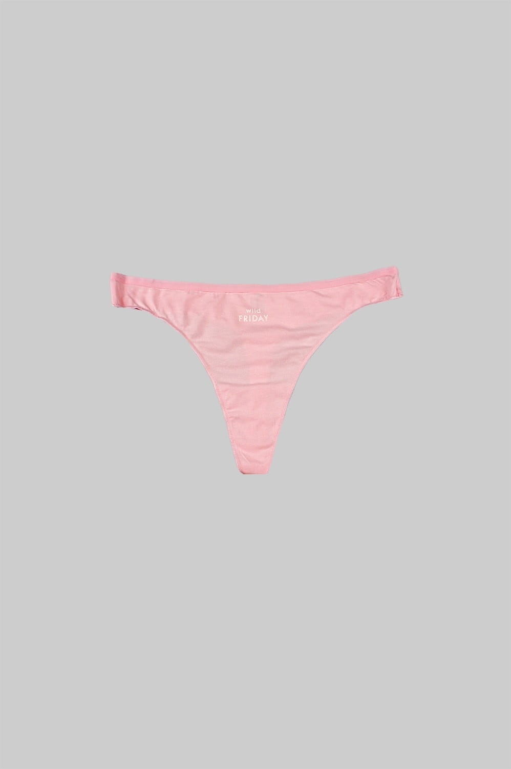WOMEN SECRET Ružové púdrové tangá potlač (XL)