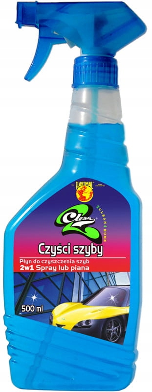 Czyści szyby - Płyn do czyszczenia szyb 2w1 500ml
