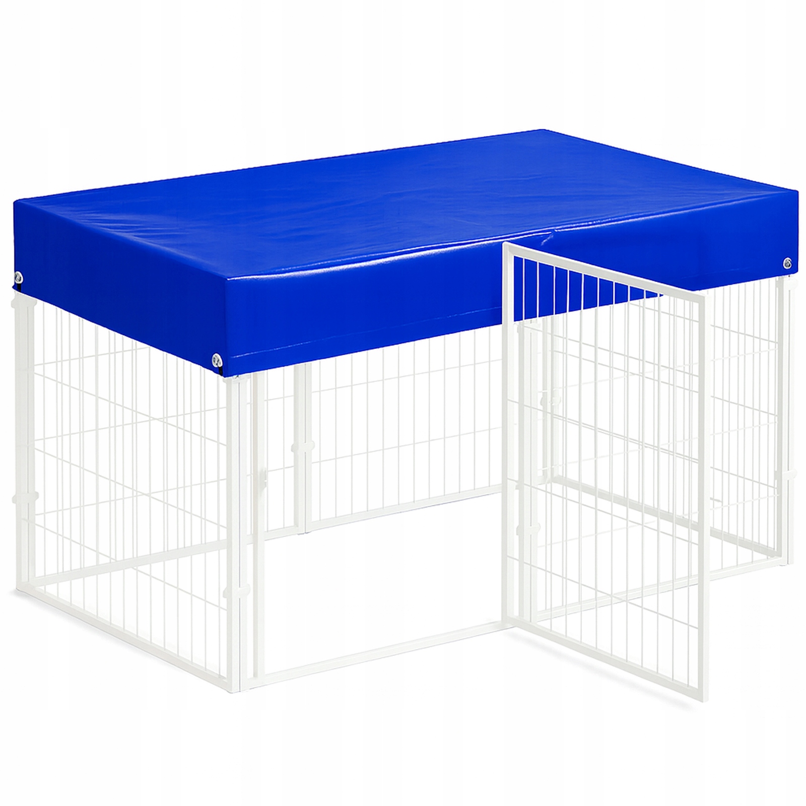 Levně Uzamykatelná Kotec Klec Pro Psa Z Kovu, Výběh Pro Králíka, 6 Panelů