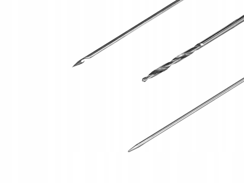 ZESTAW IGIEŁ I WIERTEŁ DELPHIN SLIM 3szt Marka Delphin