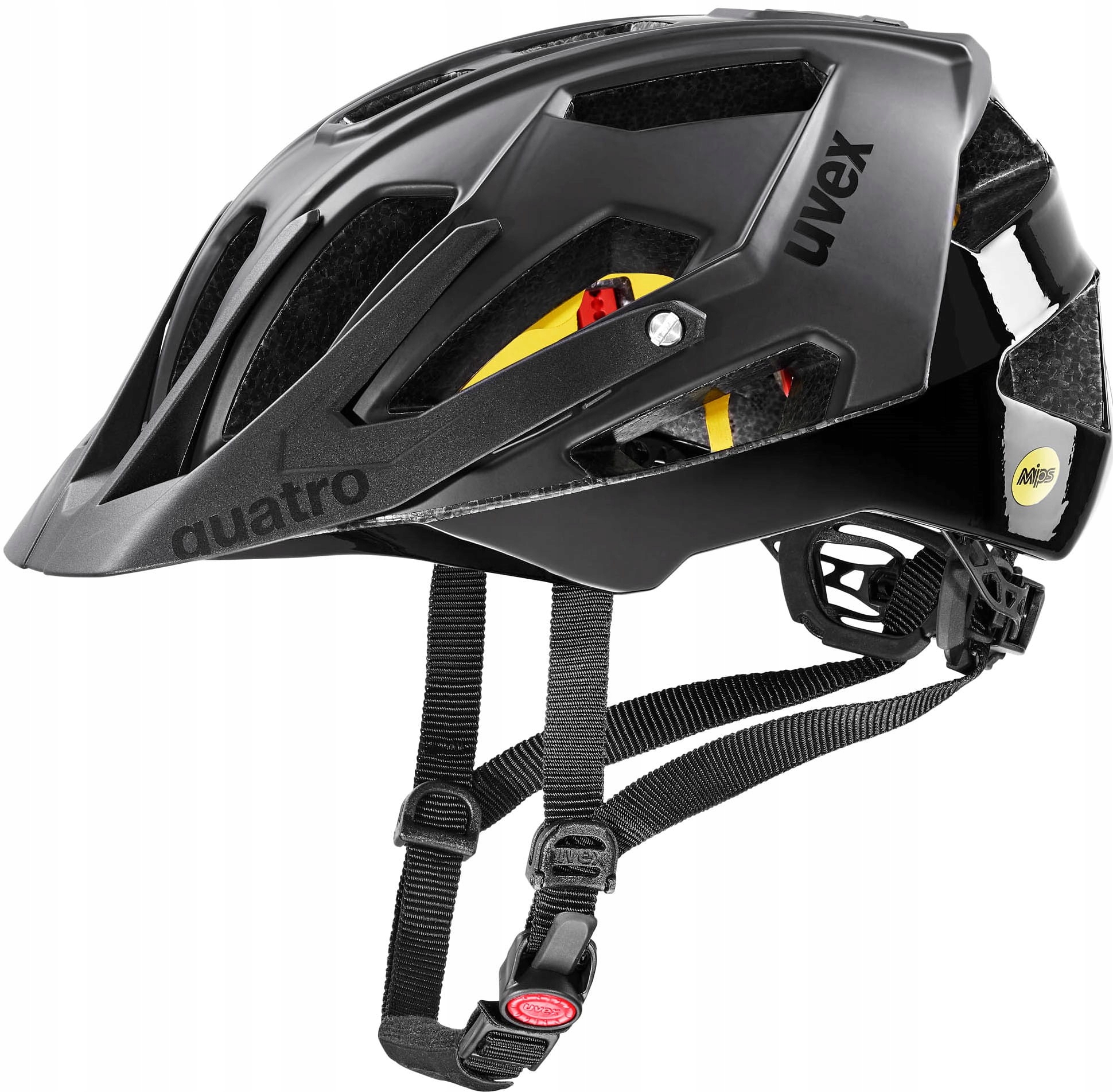 Cyklistická helma Uvex Quatro CC Mips All Black S/m 52-57cm