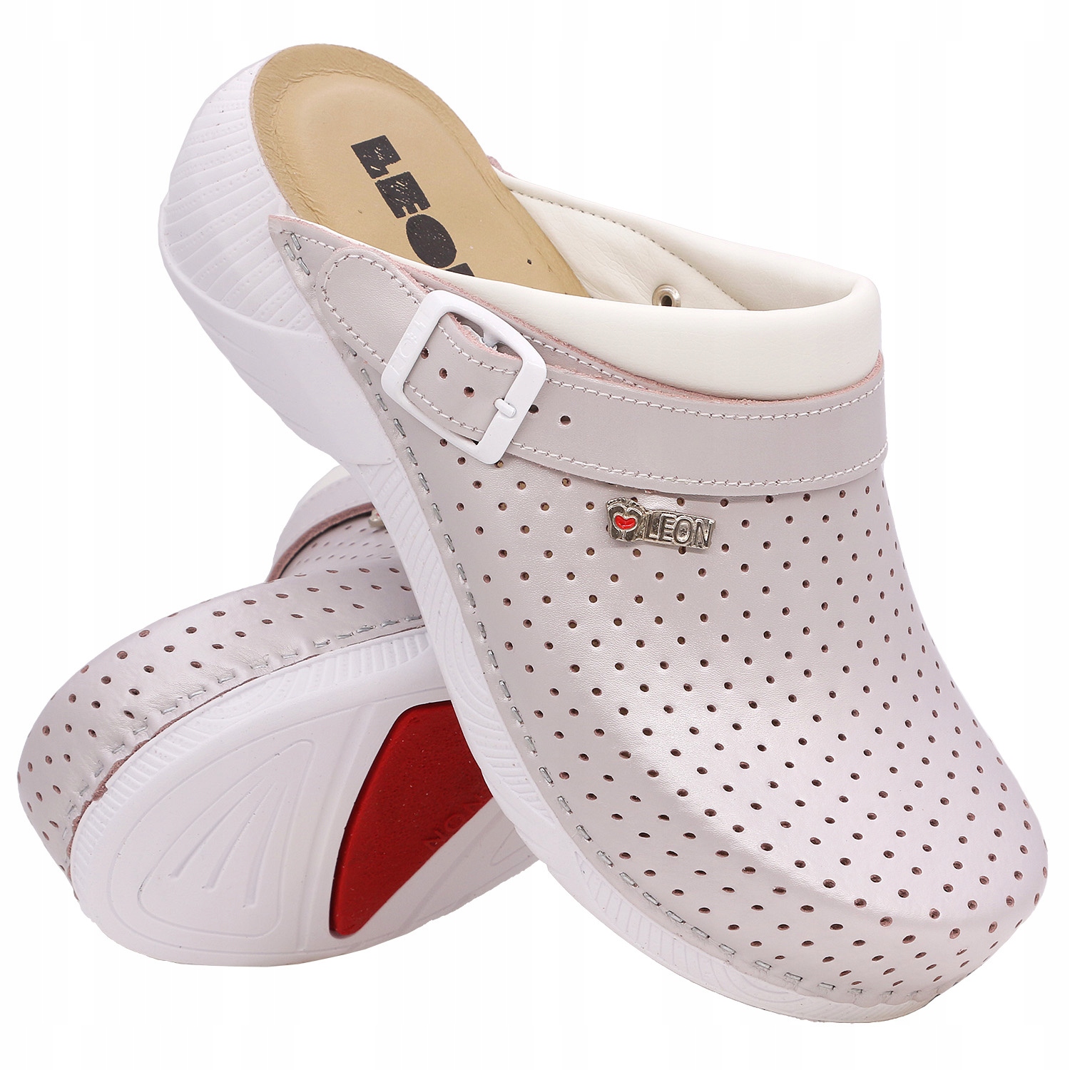 Leon klapki medyczne damskie LE-3300 euroobuwie