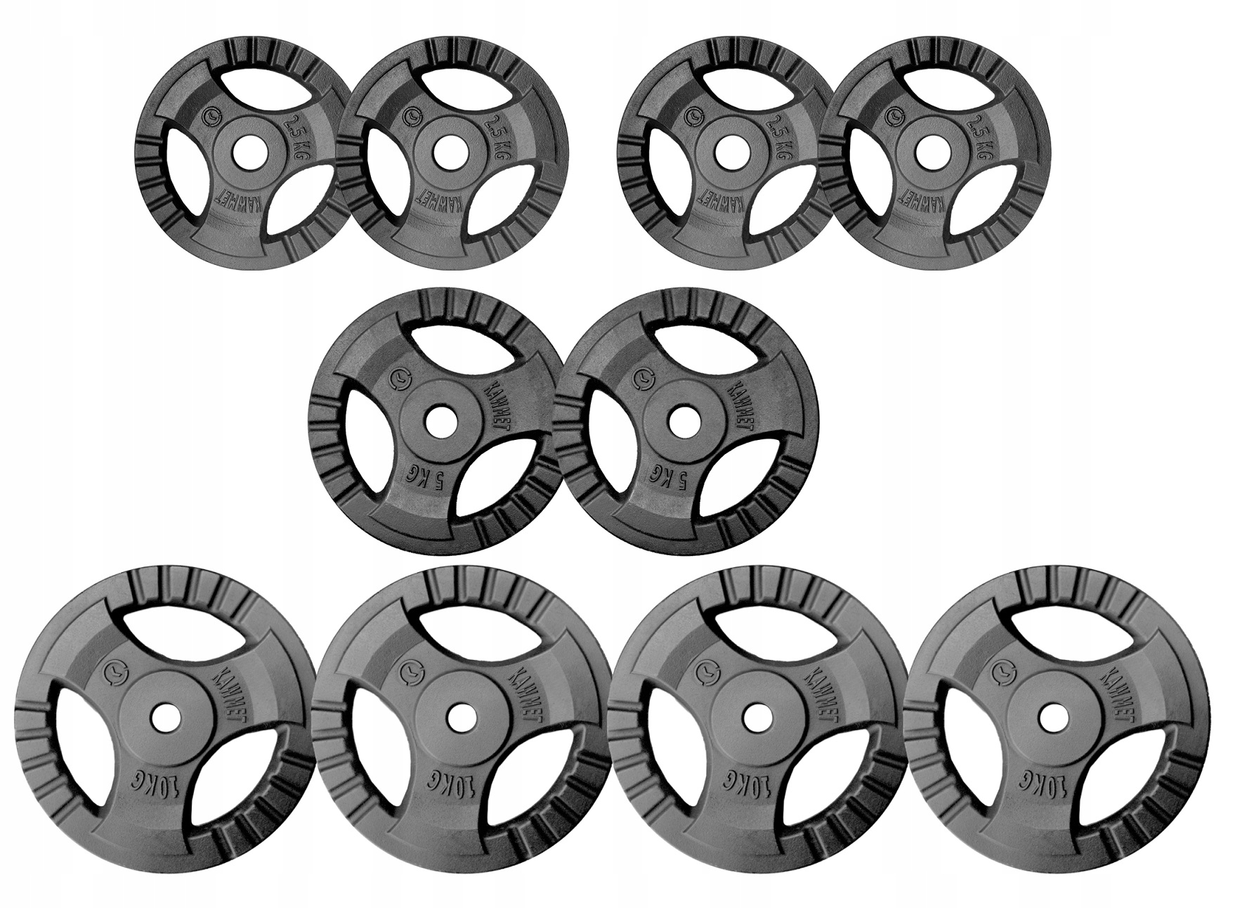 Ławka do wyciskania 6w1 biała + 2 sztangi żeliwne regulowane 130 kg Kod producenta TZ-100115-Z130KG