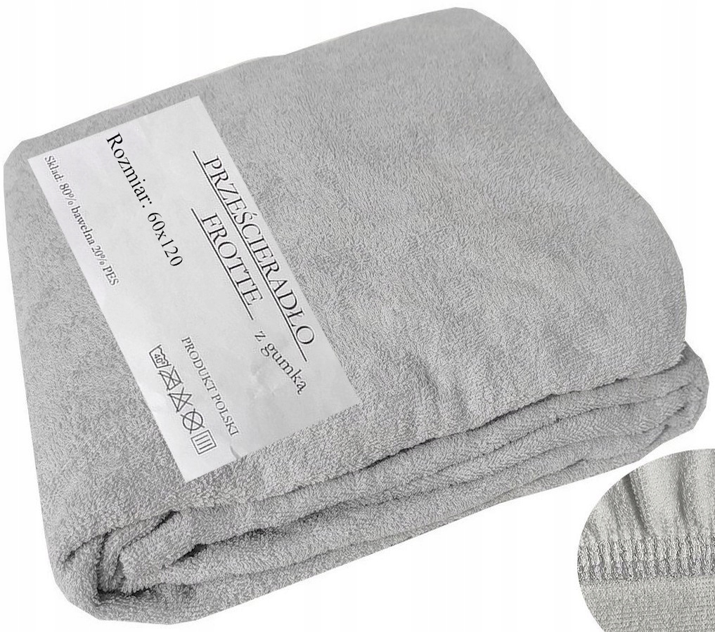

Prześcieradło Frotte 60/120 120x60 jakość pl