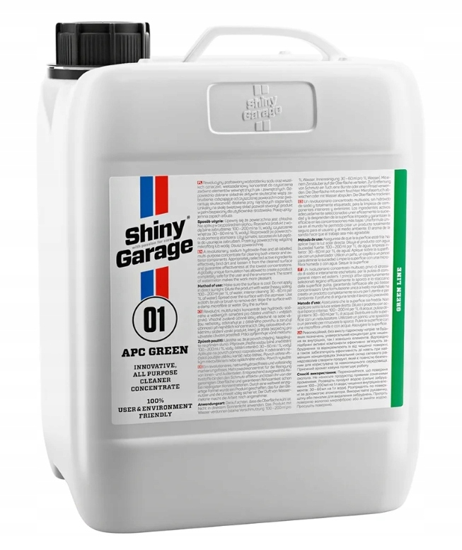 SHINY GARAGE - APC GREEN - UNIWERSALNY KONCENTRAT CZYSZCZĄCY - 5L