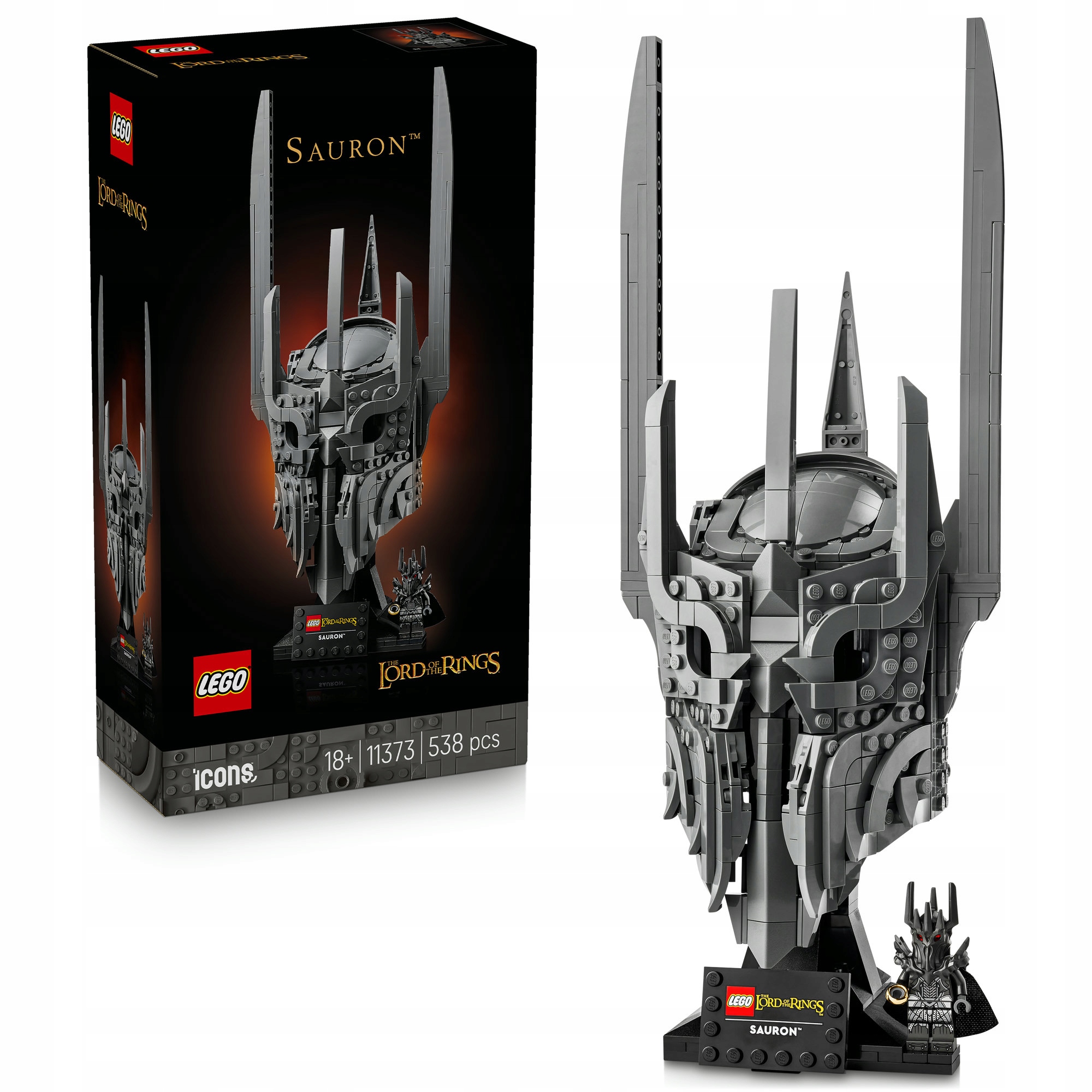 Lego Icons 11373 Pán prstenů: Sauronova helma