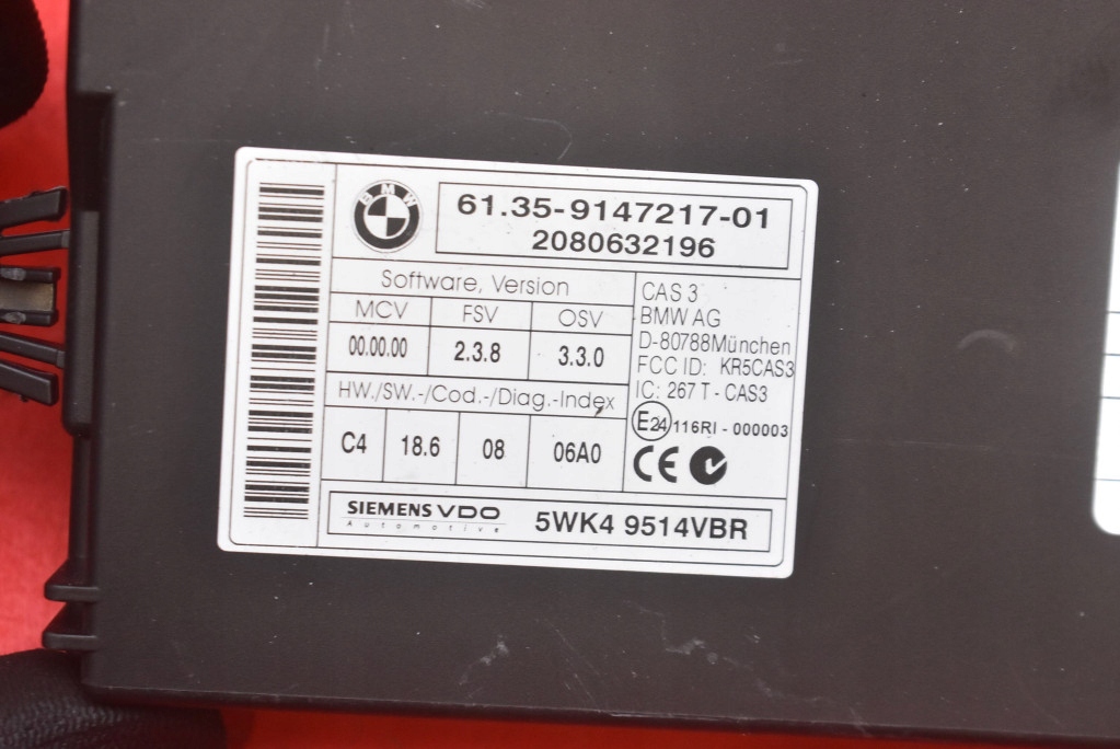 Centralina modulo CAS 9147217 BMW E60 E61 2.0 D 177 KM 07-10