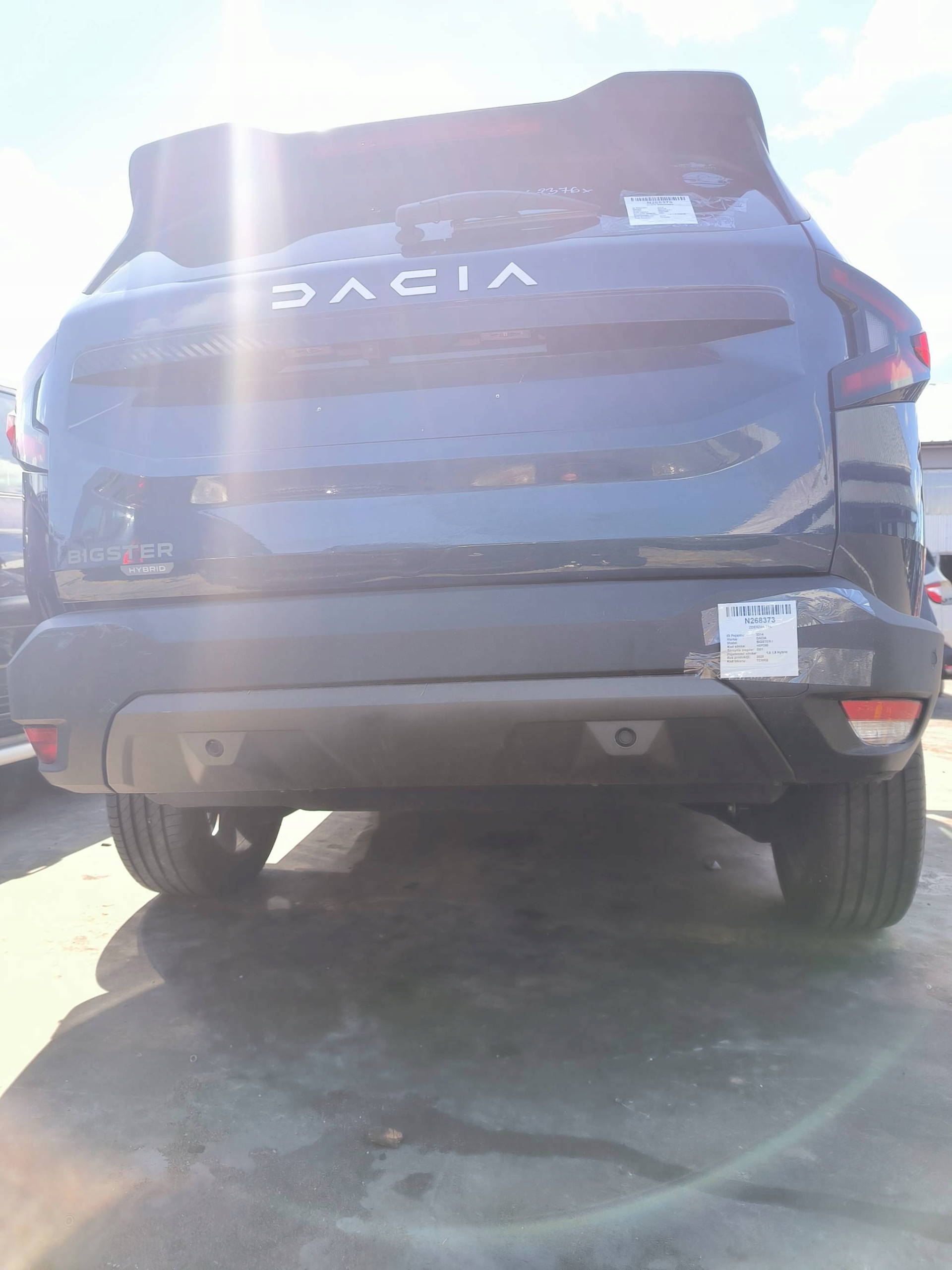 Paraurti posteriore DACIA BIGSTER e completo 2025