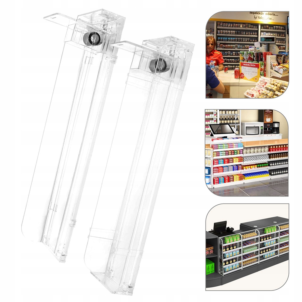 STOJAK NA PAPIEROSY AUTOMATYCZNY WYSUW TACE PODŚWIETLANE REGAŁY Marka bez marki