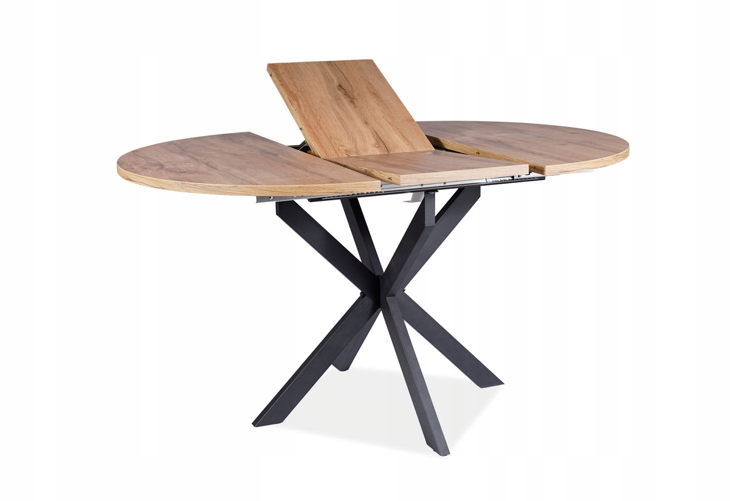 STÓŁ GASTON DĄB ARTISAN/CZARNY 100(135)X100 Marka Signal