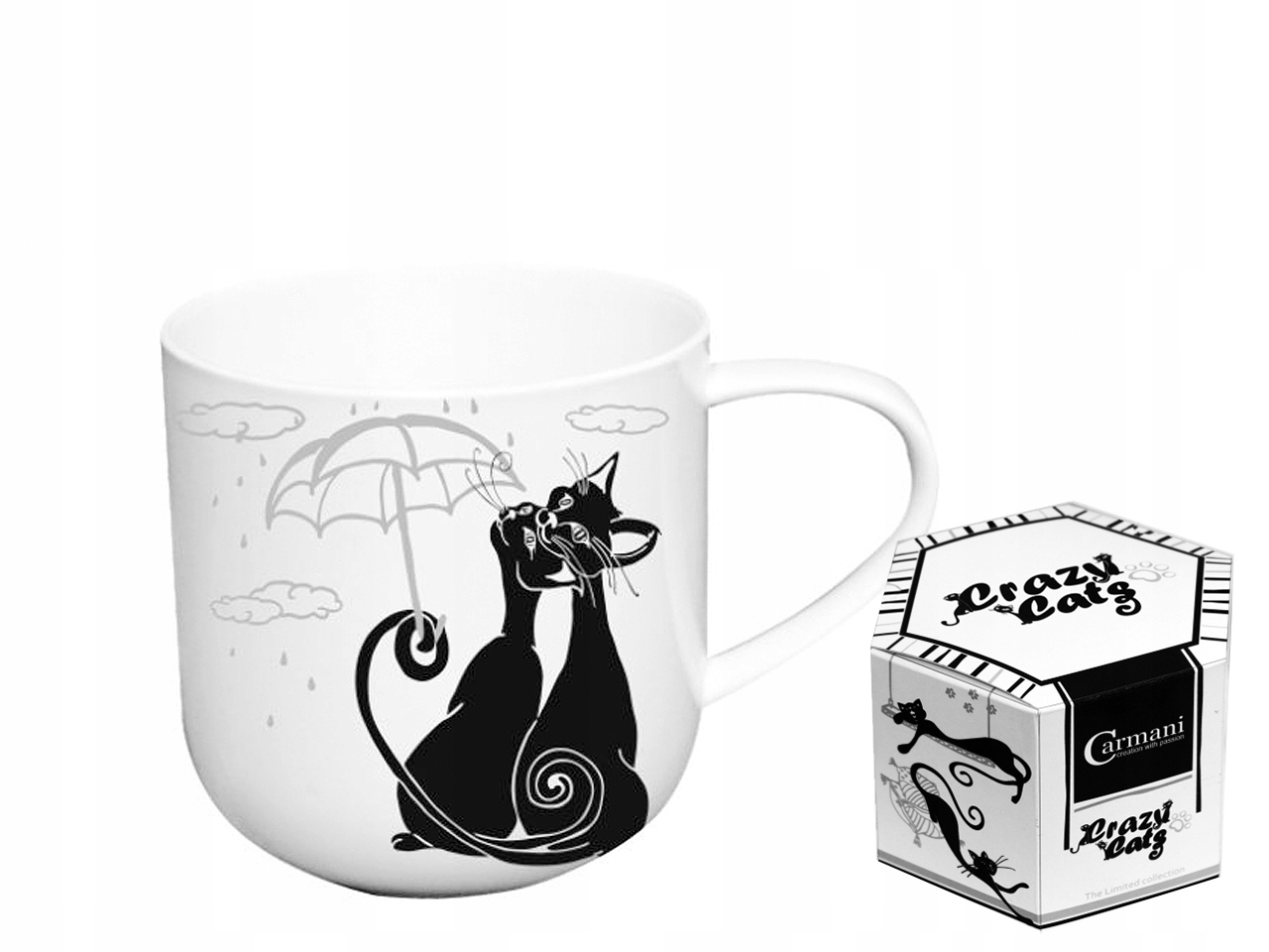 

Kubek Crazy Cats 500ml. Carmani