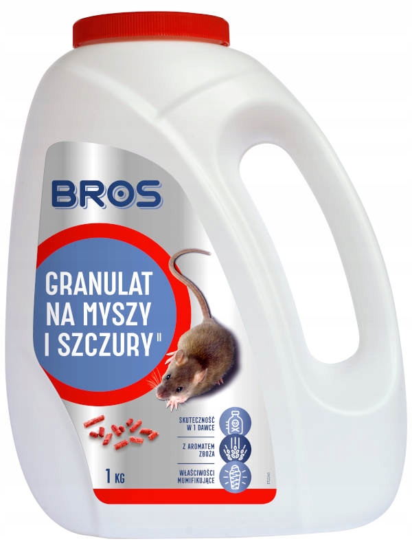 

Bros Granulat na myszy i szczury 1 kg