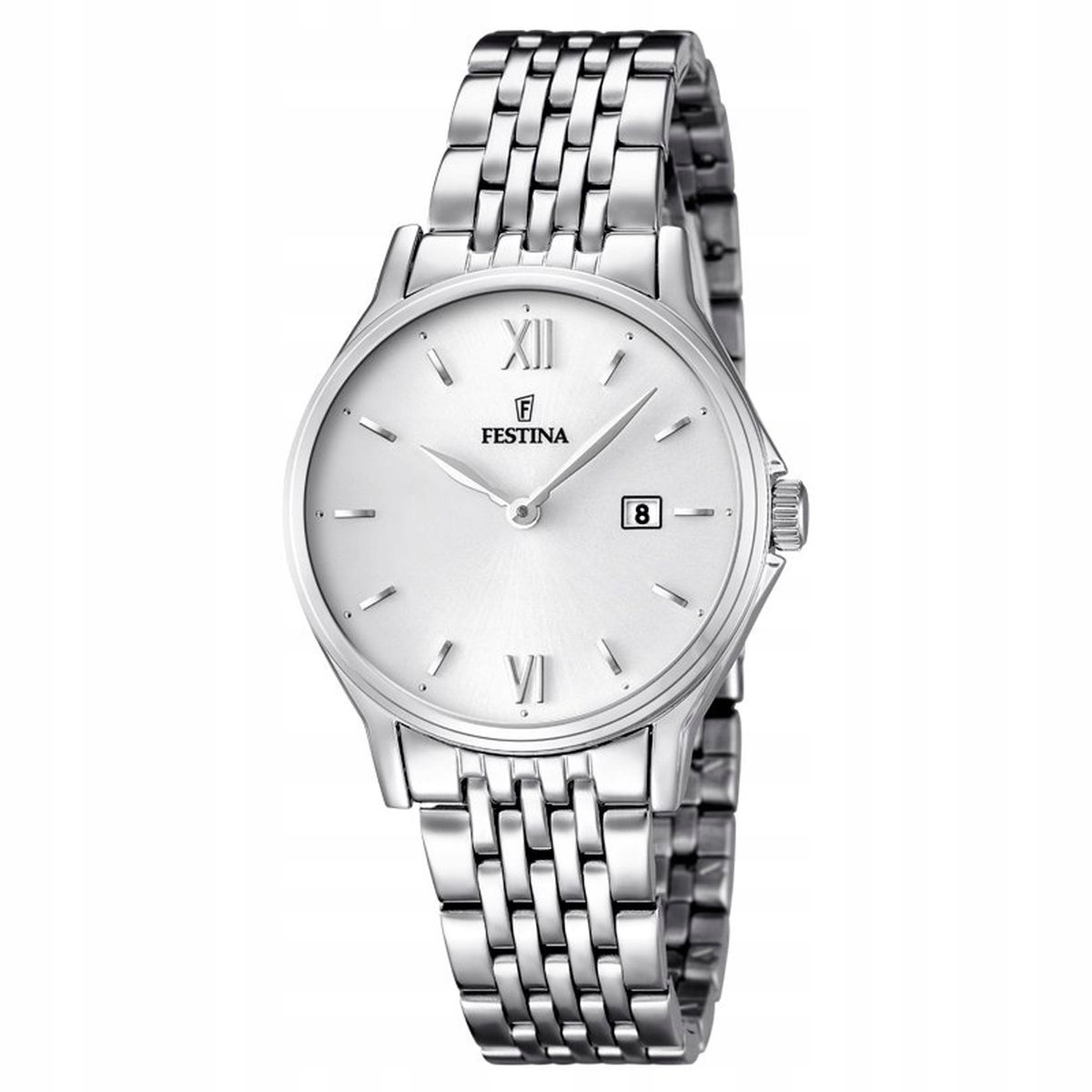 hodinky Festina F16748/2 se stříbrným ciferníkem
