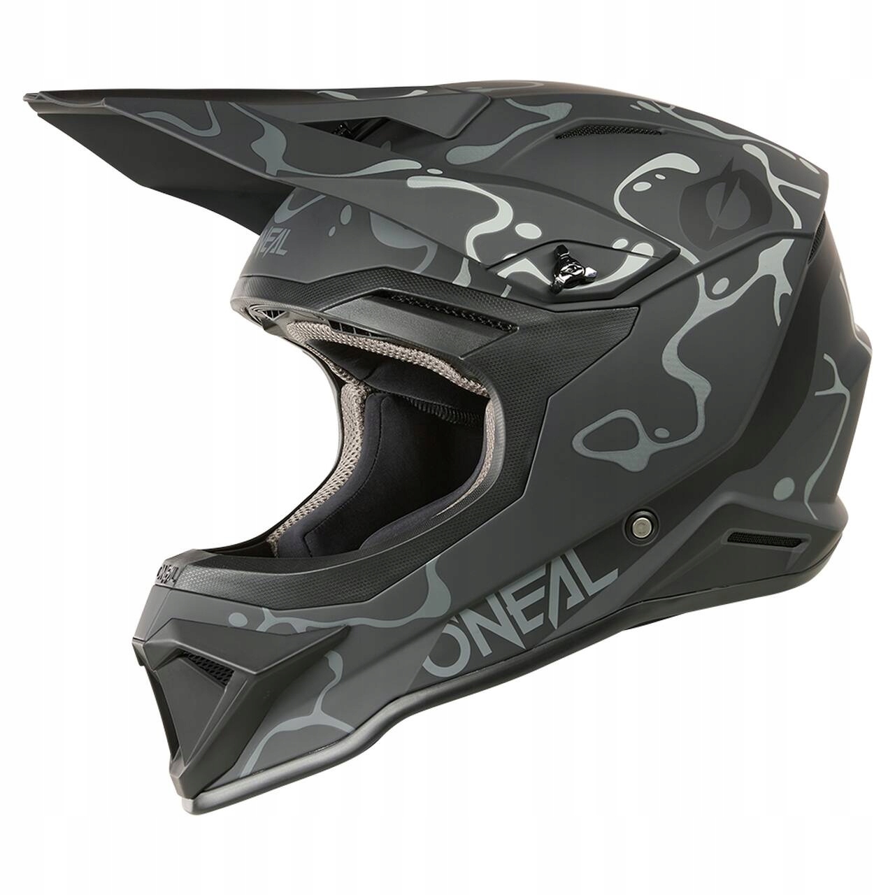 Helma O'Neal 1SRS Splash čierna/gray matt XL