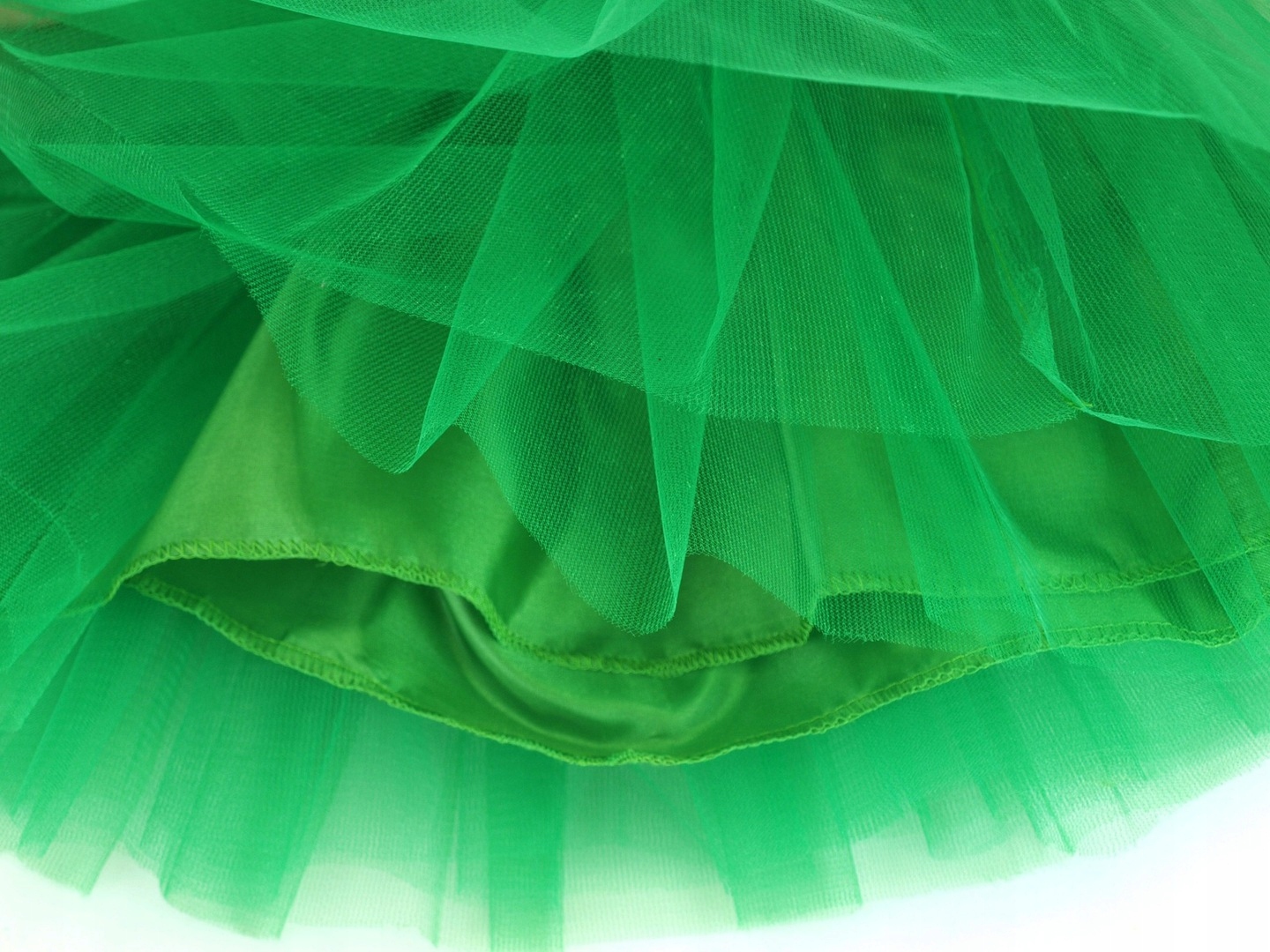 SPÓDNICZKA TIULOWA podszewką SPÓDNICA 50cm C.ZIELE Marka inna