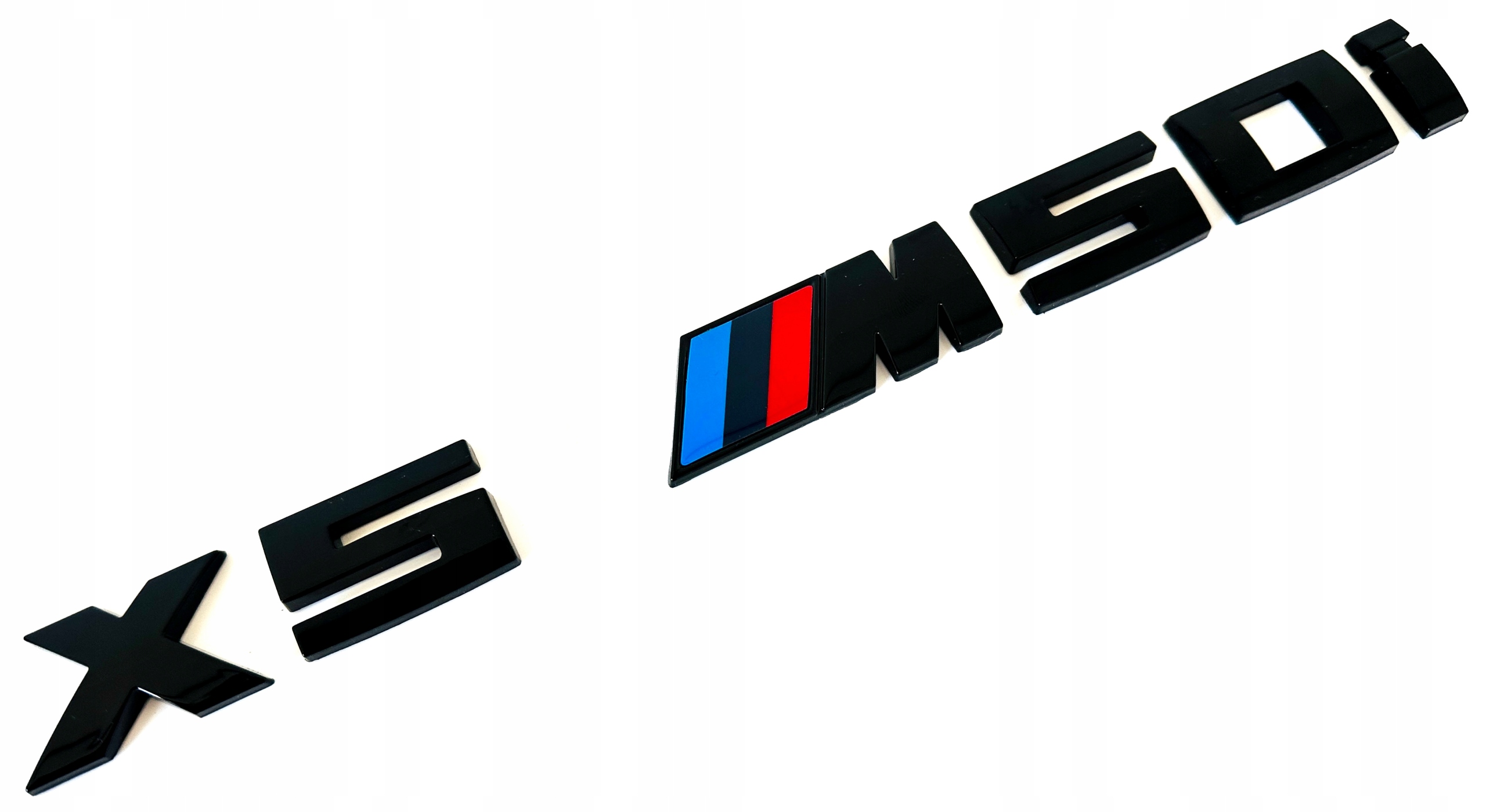 Bmw G05 X5 M50i emblém logo nápis znak čierna