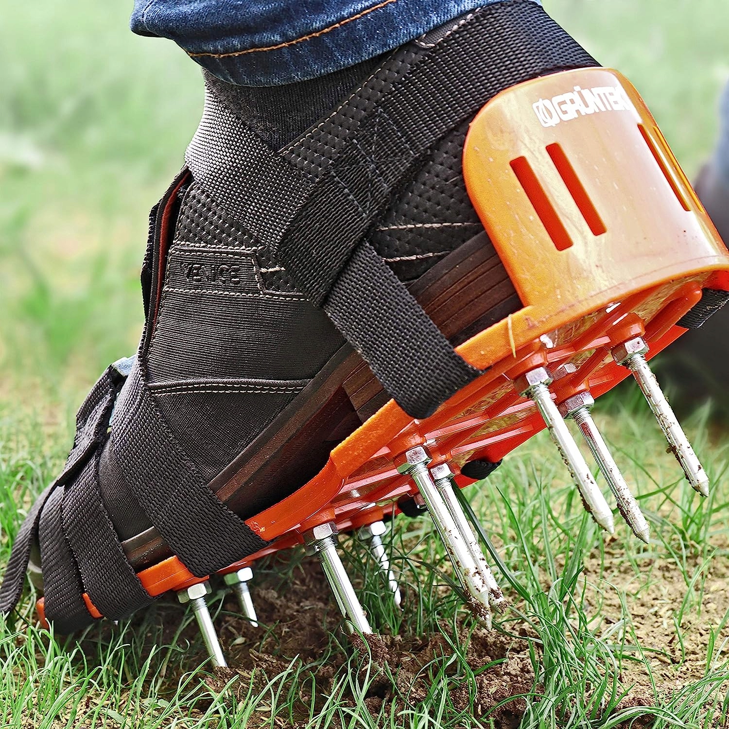 AREATOR OGRODOWY GRUNTEK BUTY Z KOLCAMI DO TRAWY Kod producenta 654