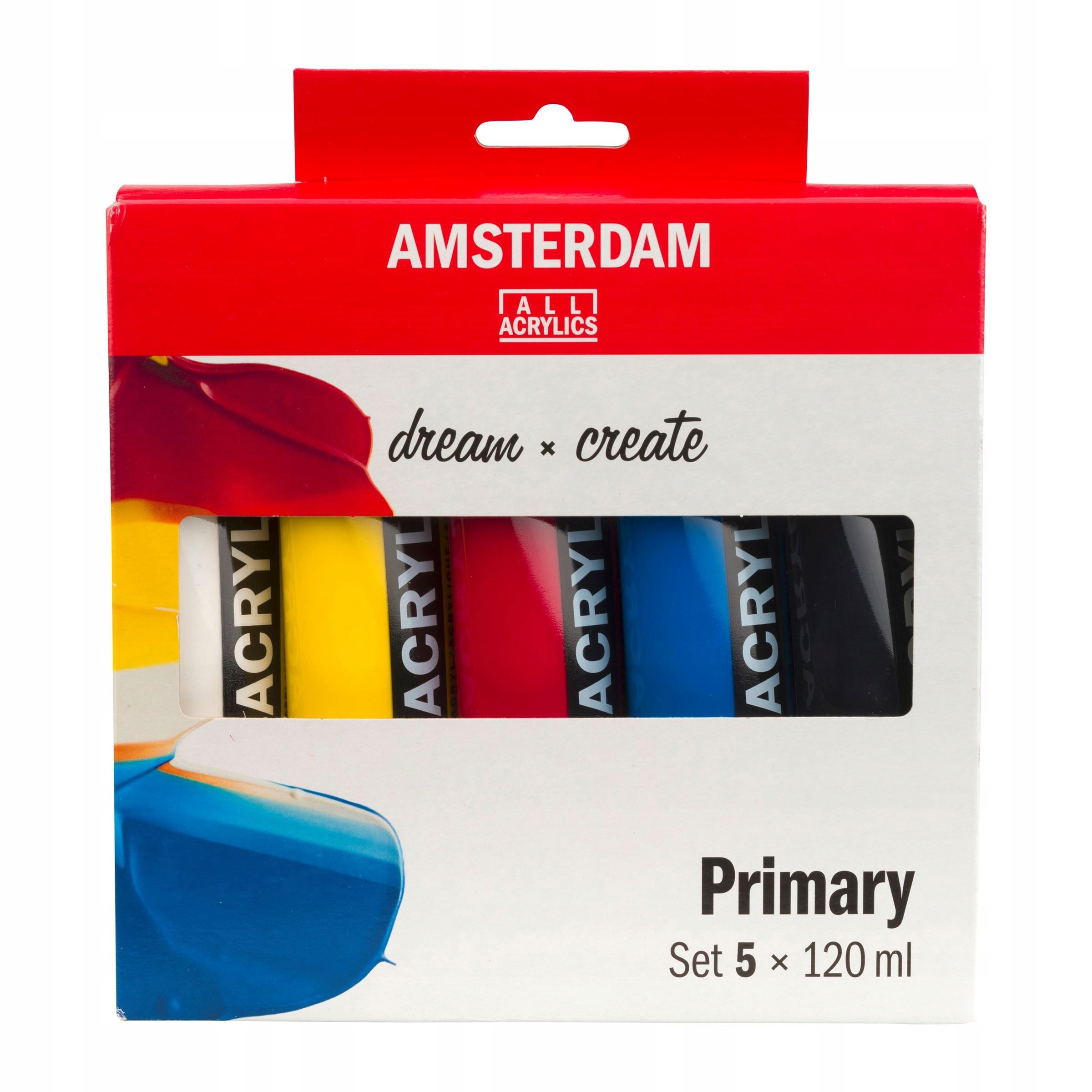 Sada akrylových barev Amsterdam Primary 5 kol