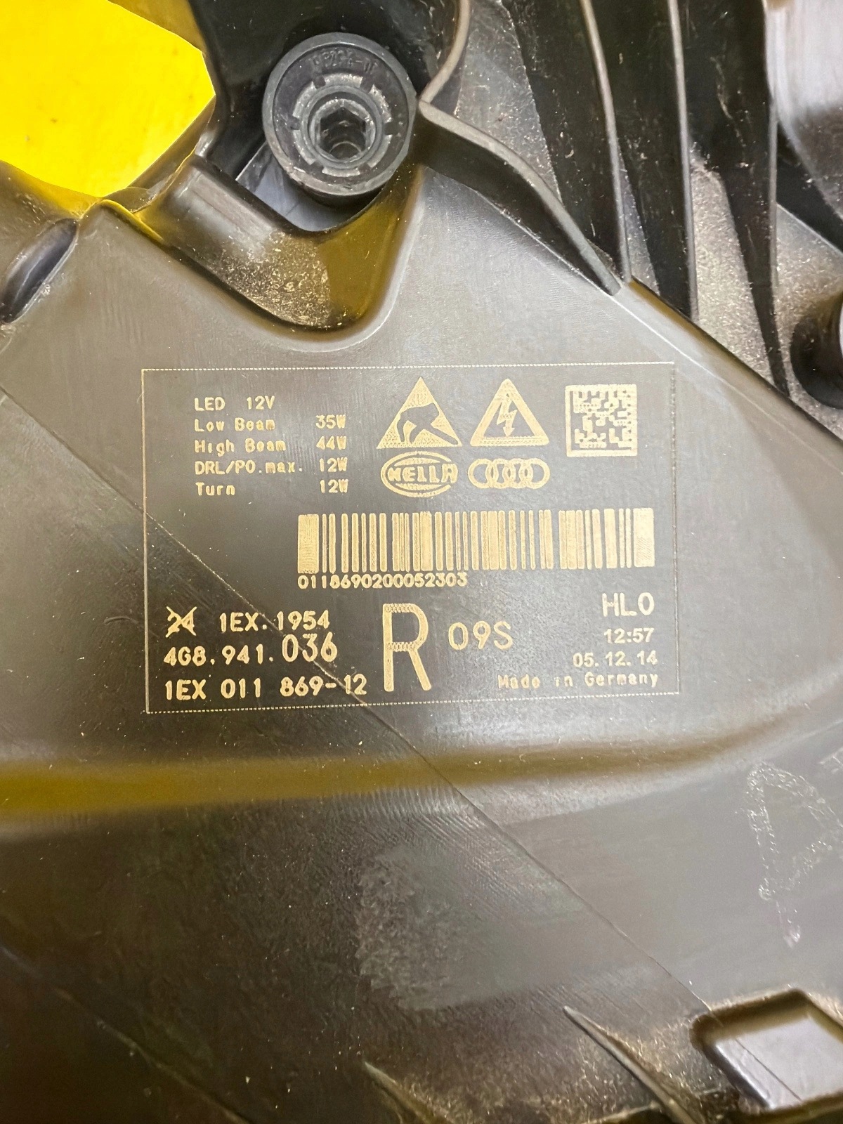 light right Audi A7 C7 Lift Matrix 4G8941036