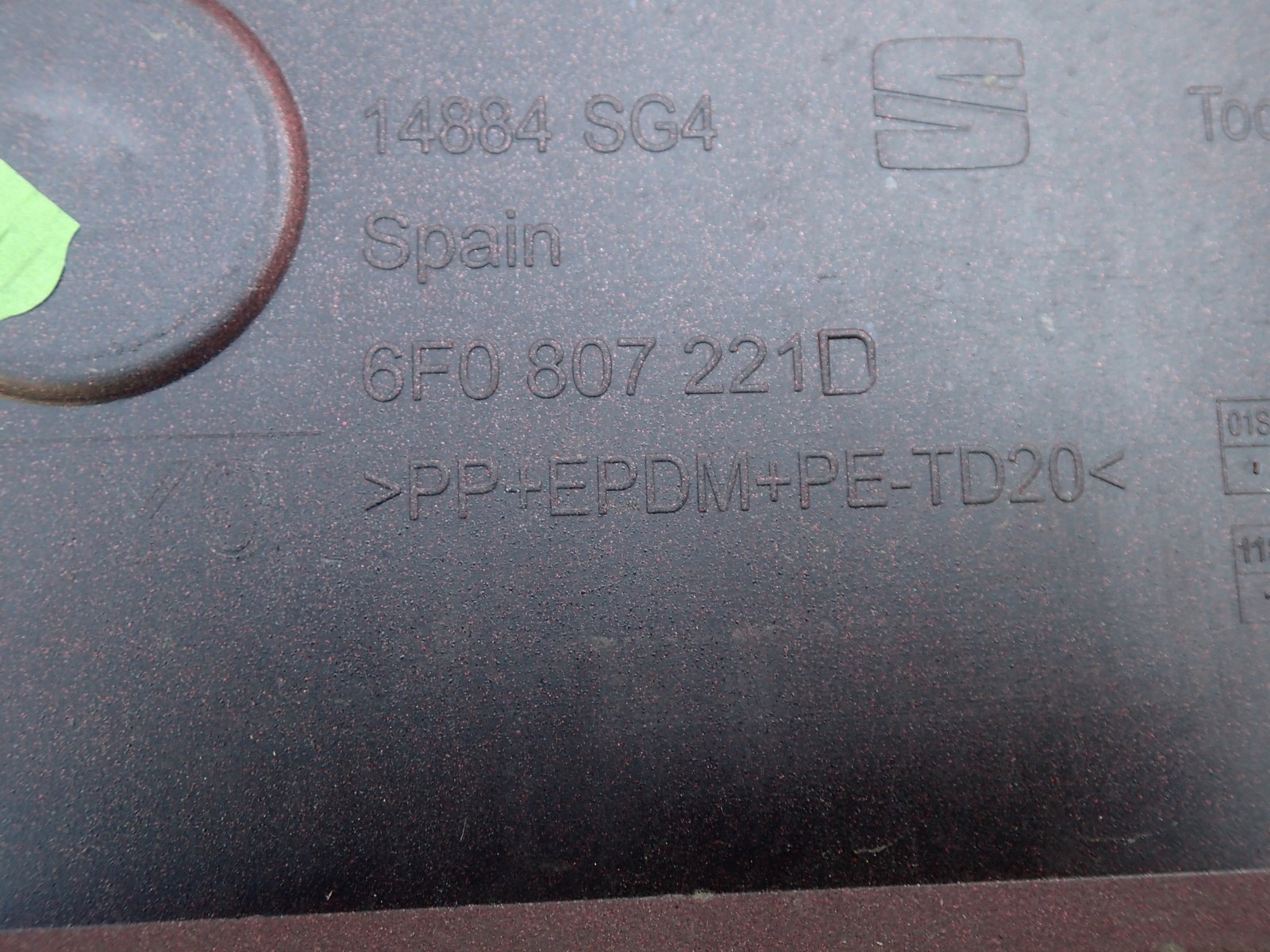 bumper front front SEAT IBIZA 5 V 6F FR 2017
