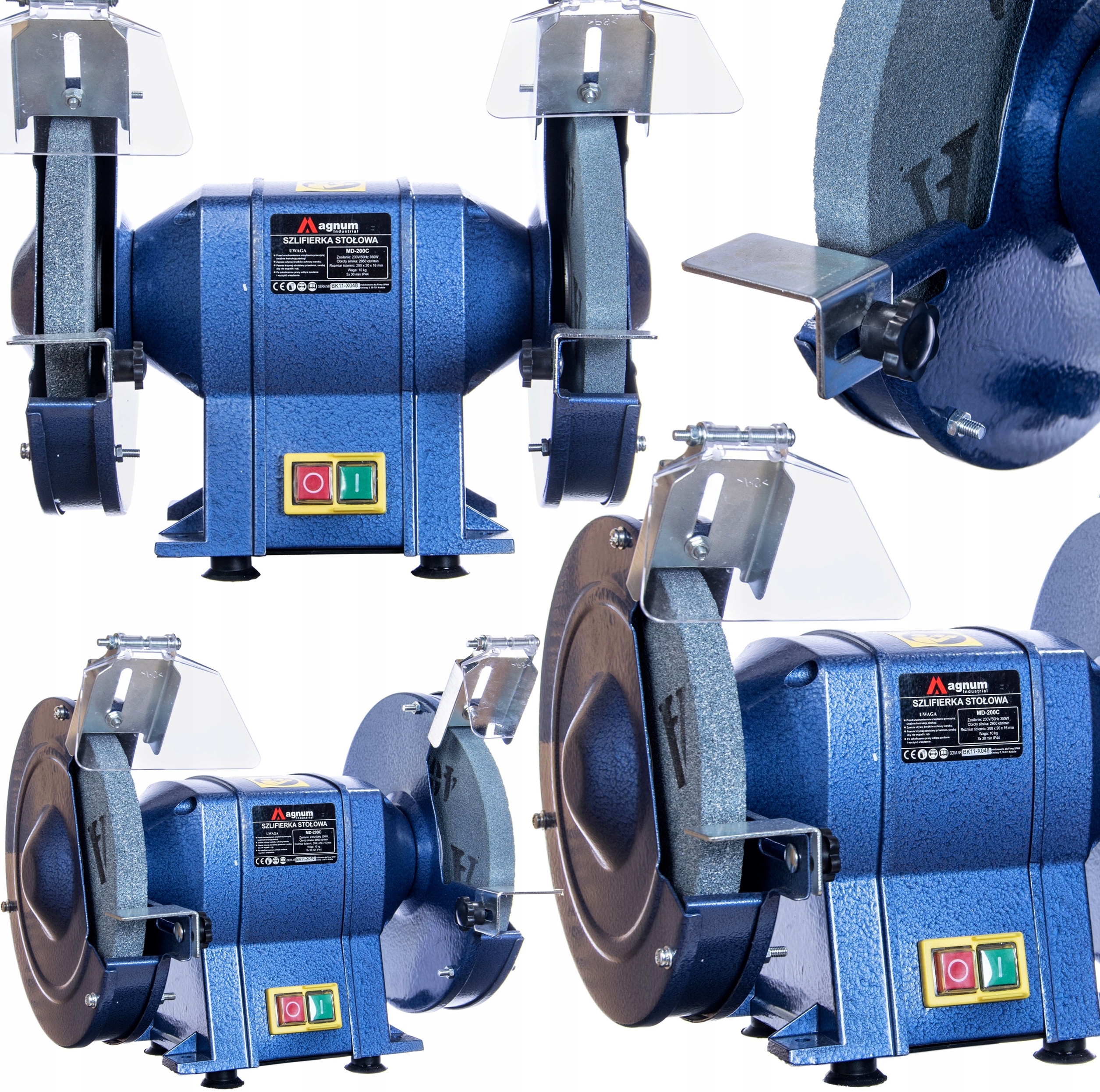 Profesionální Dvoukotoučová Stolová Bruska Magnum 400 W 230 V 200/20/16 m