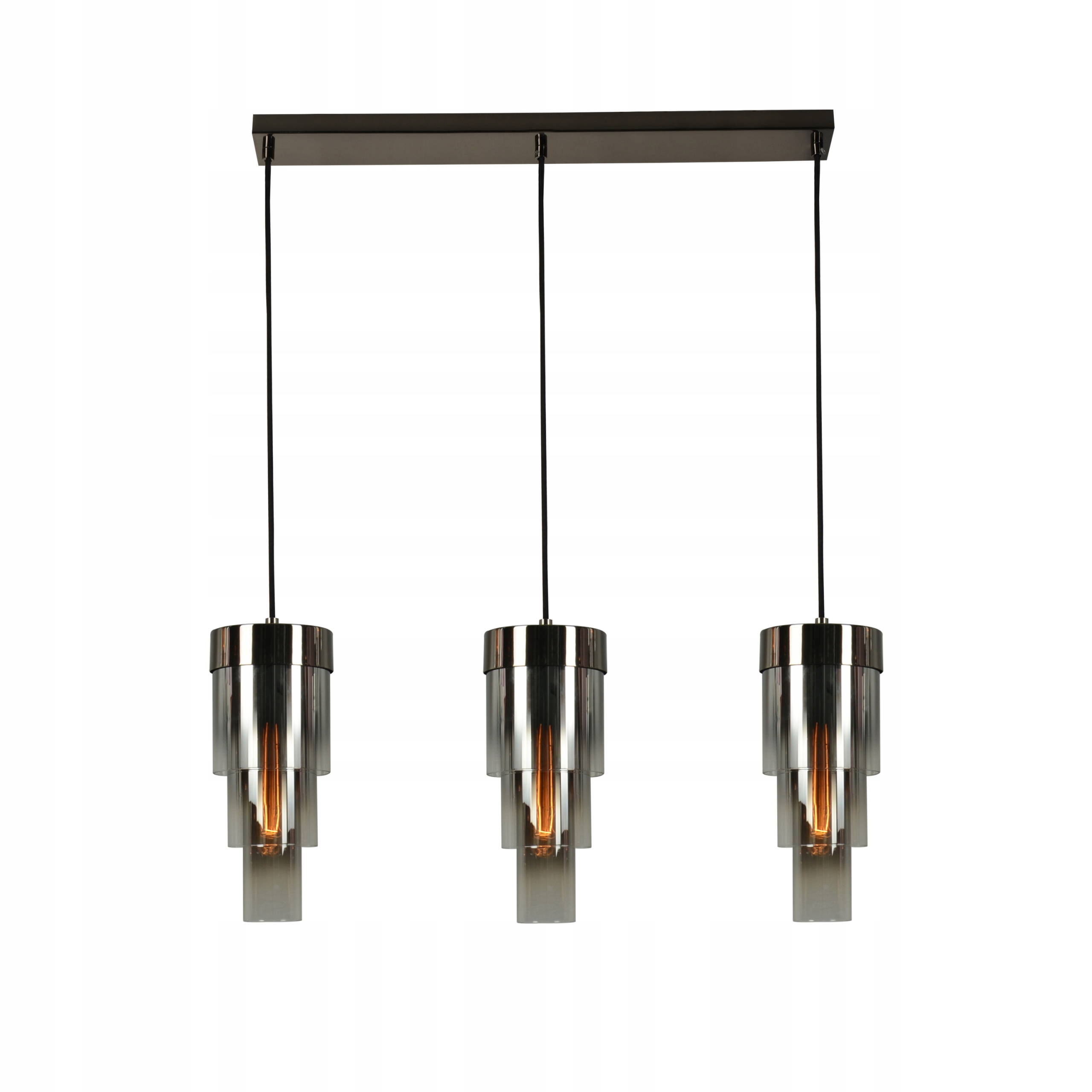 Závěsná lampa Grans s trojitým zdrojem světla – minimalistický design