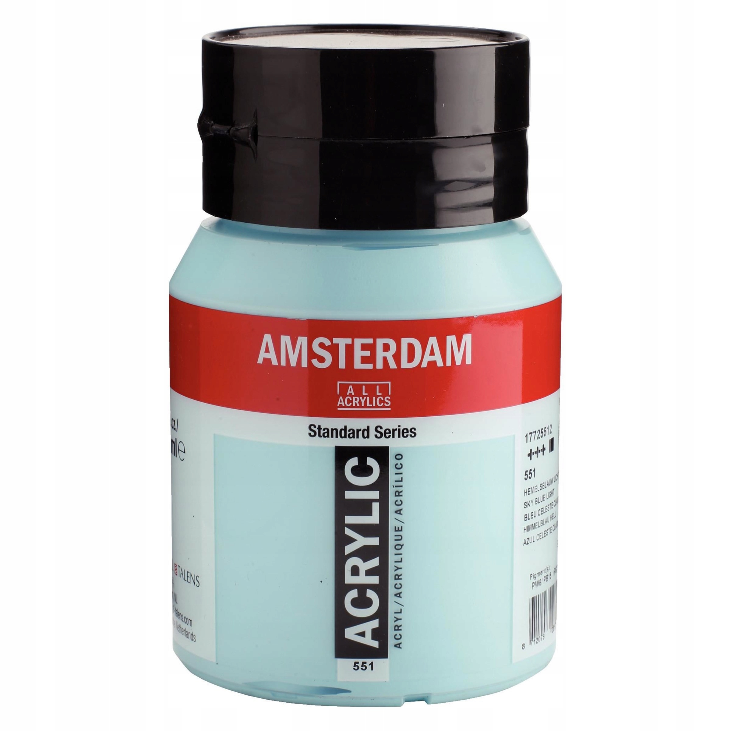 Barva akrylová Amsterdam Sky Blue Light, 500 ml