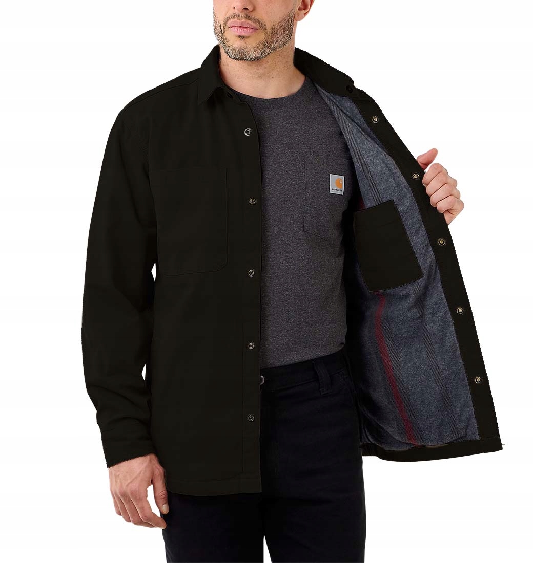 Zateplená košile Carhartt Rugged Flex Black