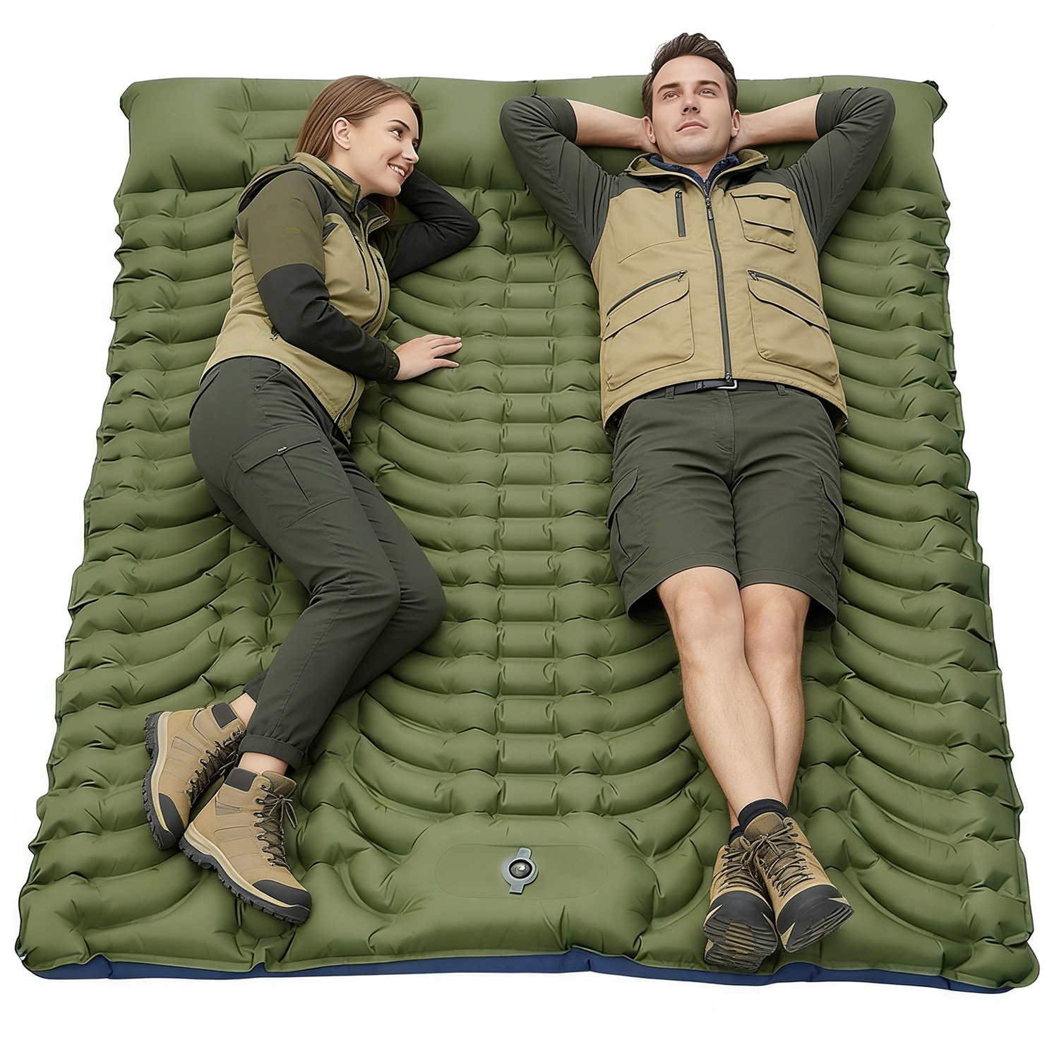 Dvojitá Samonafukovací Karimatka Pro 2 Osoby Matrace 195x135