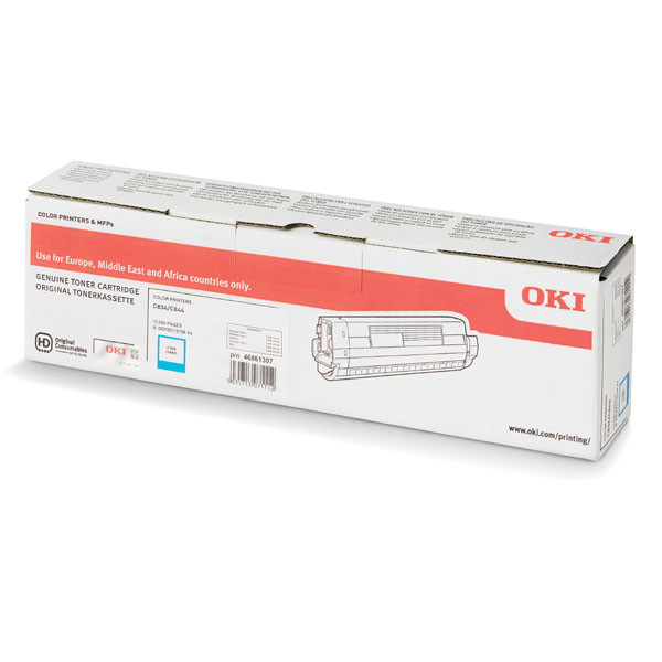 Toner Oki 46861307 modrá (azúrová)